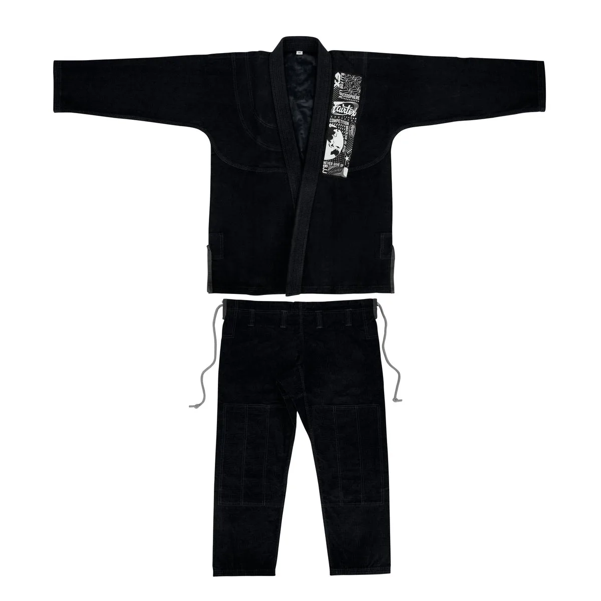 Fairtex BJJ Gi "EXOSPHERE" - черен цвят