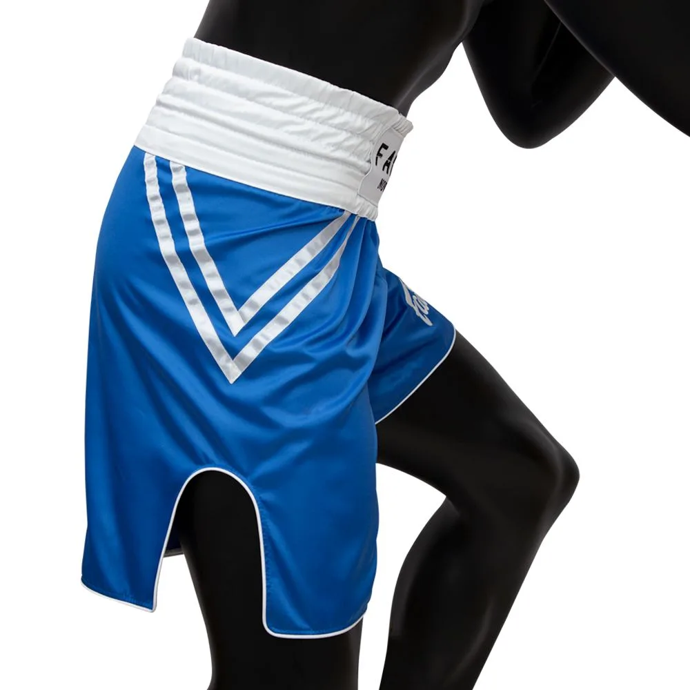 Fairtex Classic Blue BT2009 боксови шорти, опаковани в торбичка със закачалка