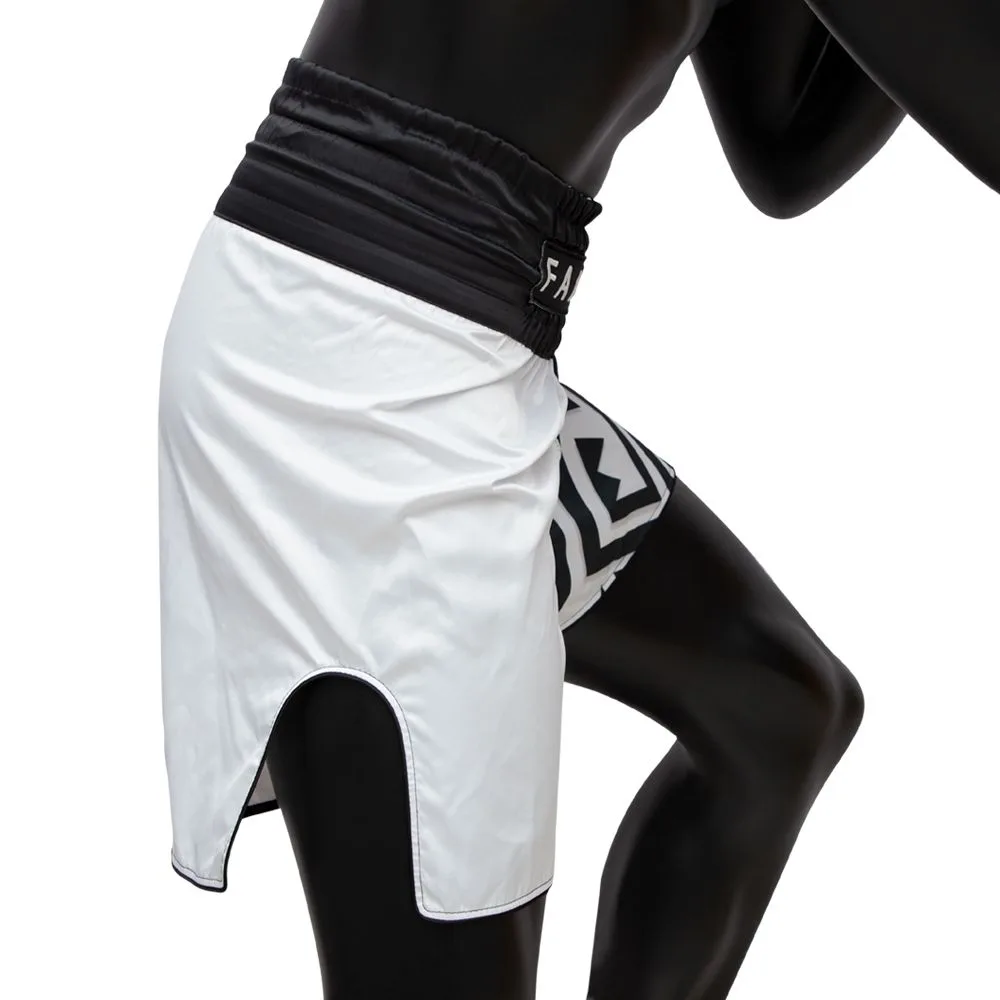 Текстура на материята и обшивката на Fairtex Boxing Trunks Monochrome BT2003