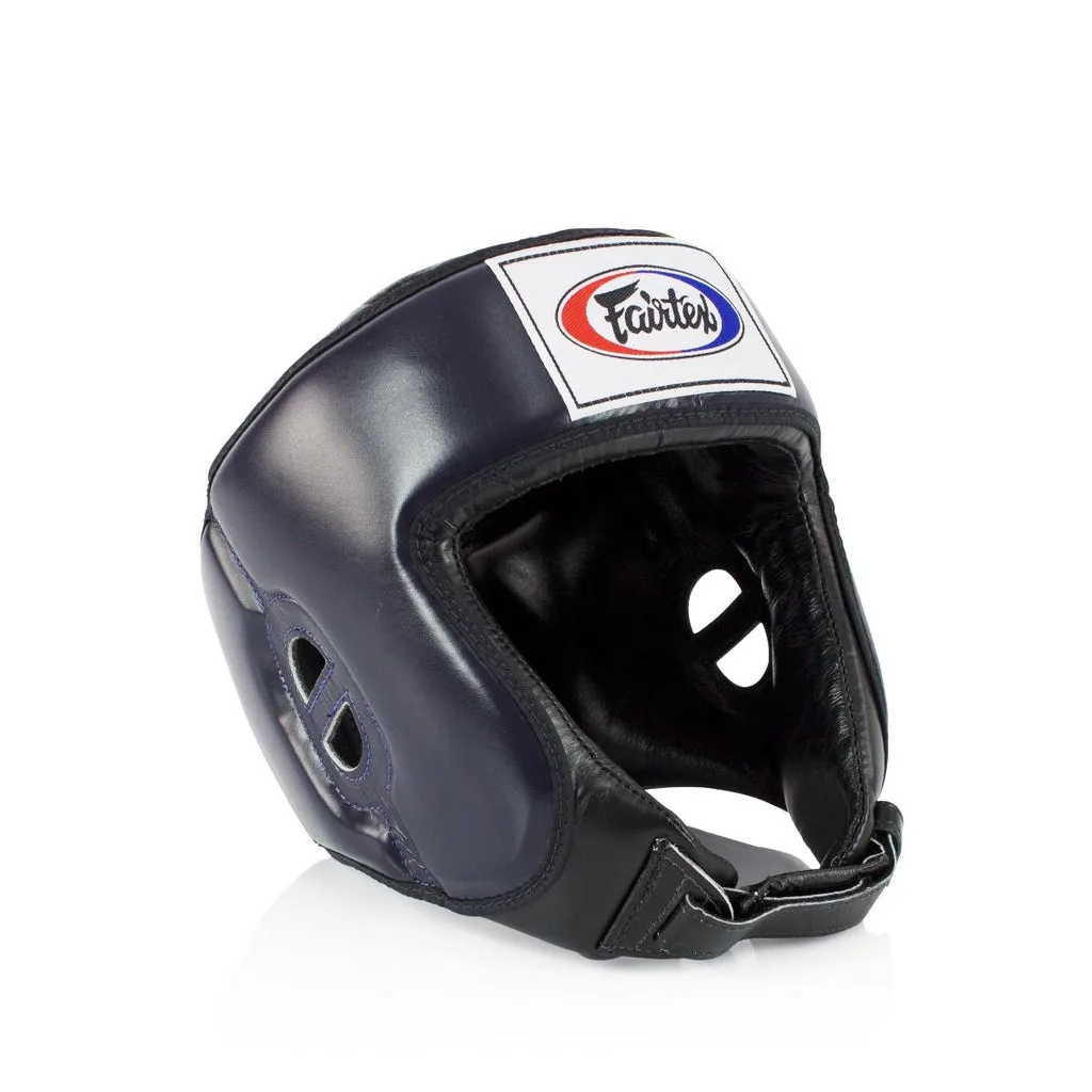Fairtex Competition Headguard HG9 – Син протектор за глава за Муай Тай и кикбокс