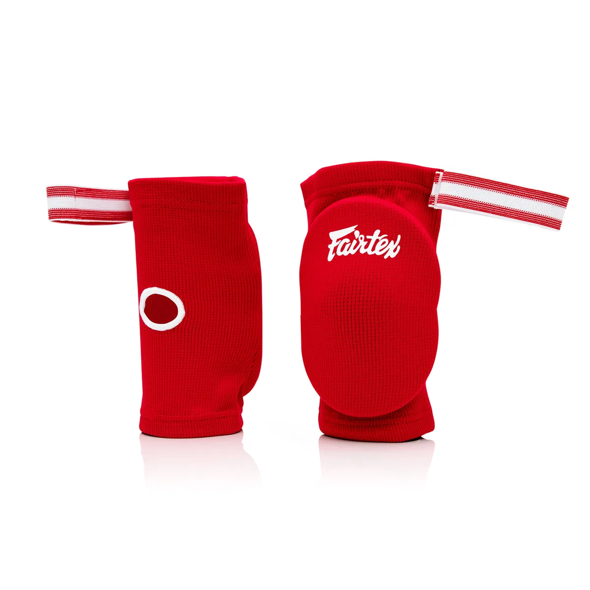 Червени еластични протектори за лакти Fairtex Elastic Elbow Pads EBE1