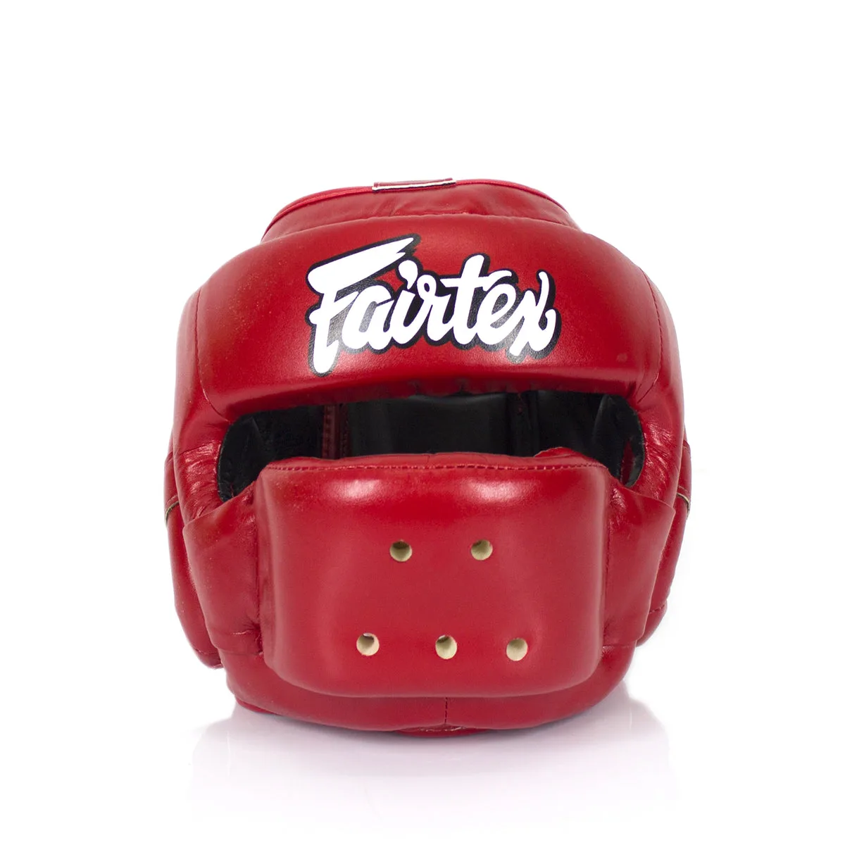 Fairtex Full Face Protector Headguard HG14 — Red