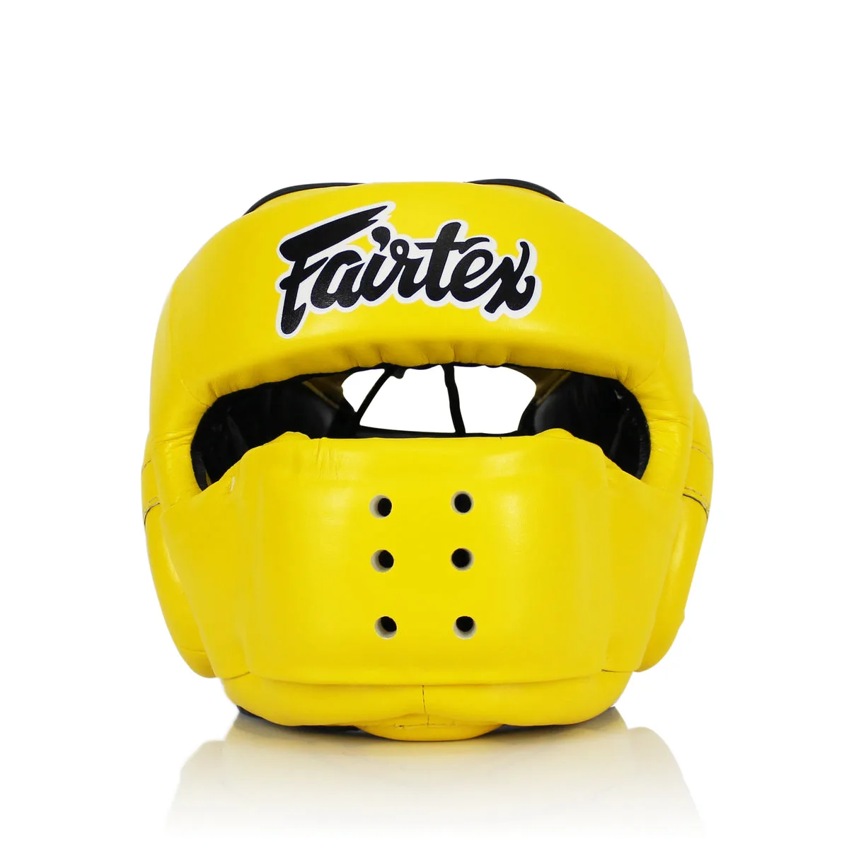 Fairtex Full Face Protector Headguard HG14 — Yellow