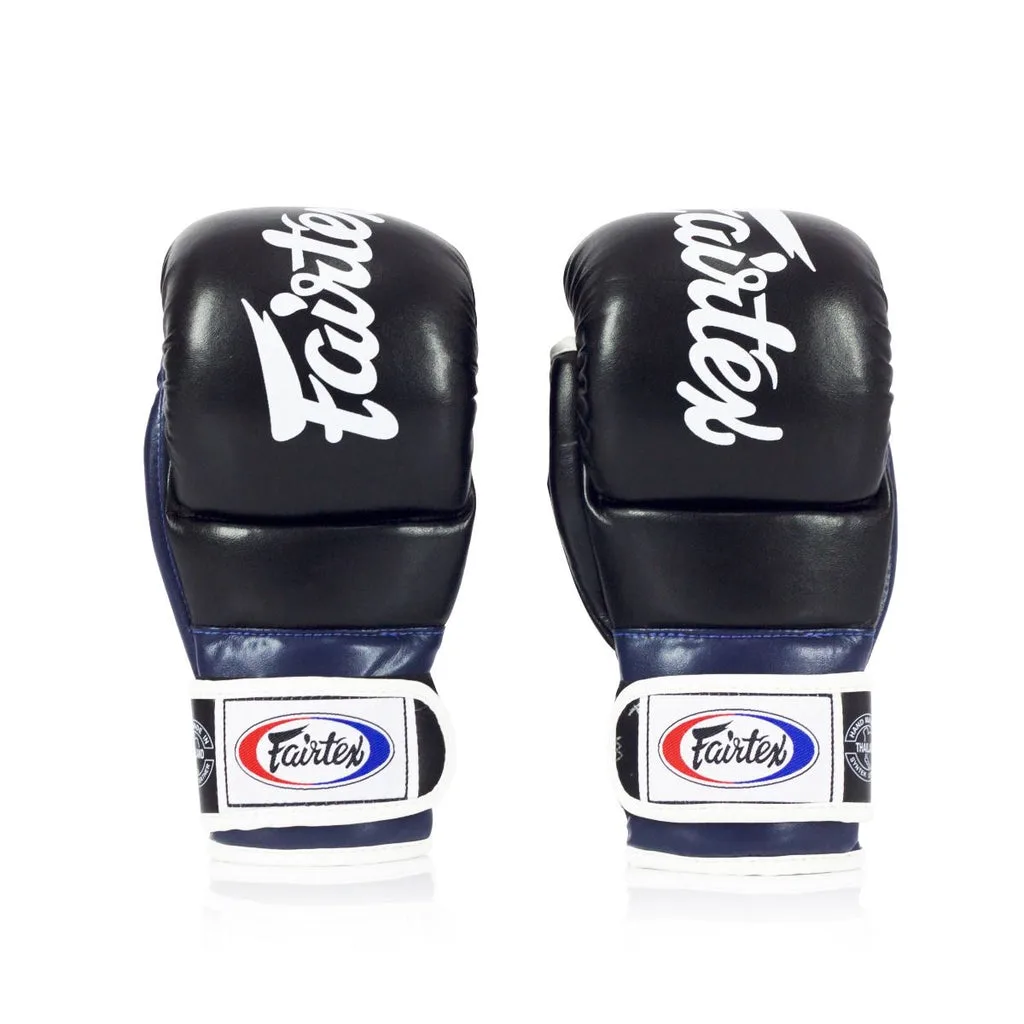 Fairtex MMA Grappling Gloves FGV18 - Alistair Overeem — Black/Blue