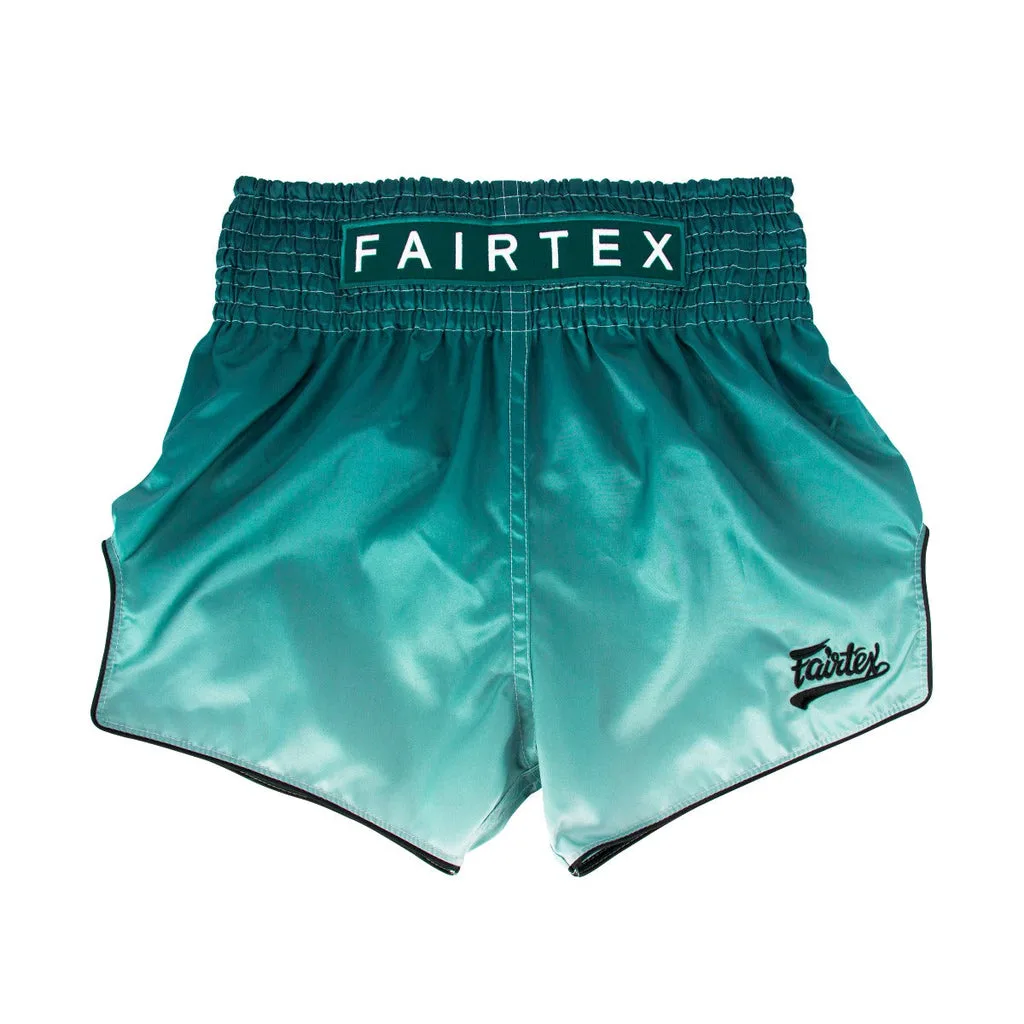 Зелени шорти за муай тай Fairtex FADE Green BS1906