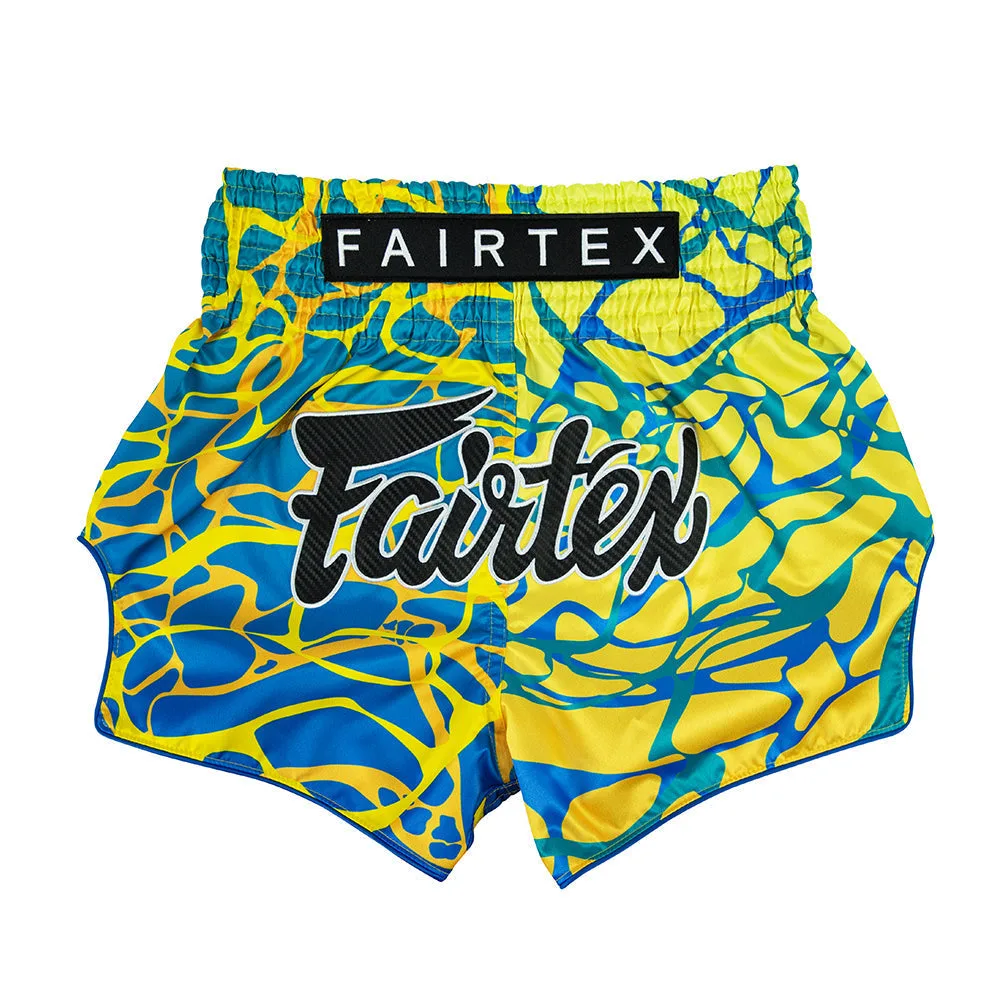 Fairtex Muay Thai Shorts Magma Green BS1927 – изглед отпред