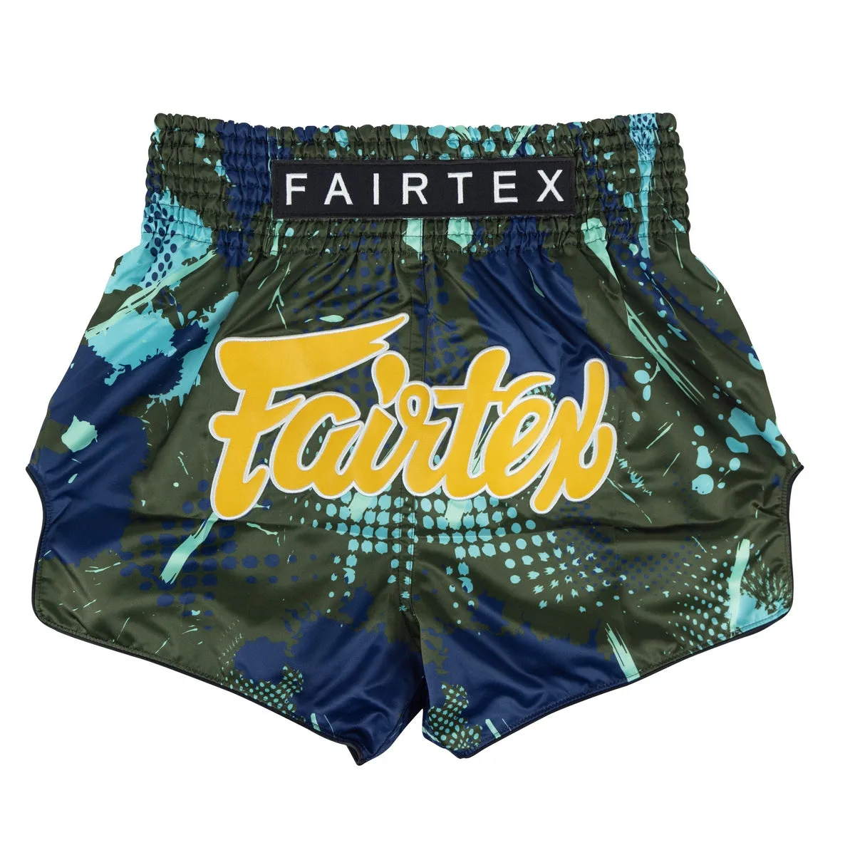 Fairtex Muay Thai Shorts Matrix BS1954 – черни шорти с цветни пръски, модел Matrix