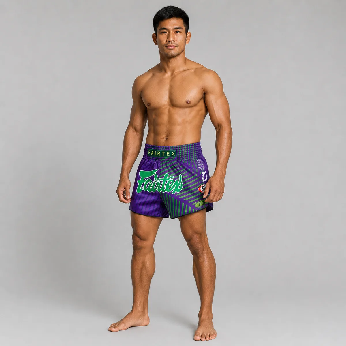 Fairtex Muay Thai Шорти Racer Purple BS1922 – общ изглед на продукта
