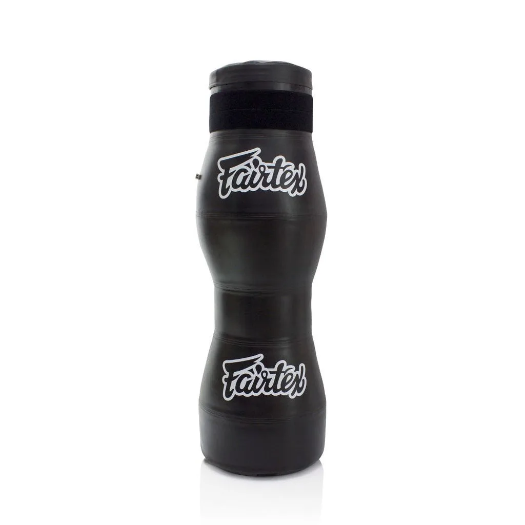 Fairtex Multi-Purpose Throwing Bag TB1, ненапълнен, в сив цвят, с логото на Fairtex, готов за пълнене и тренировка
