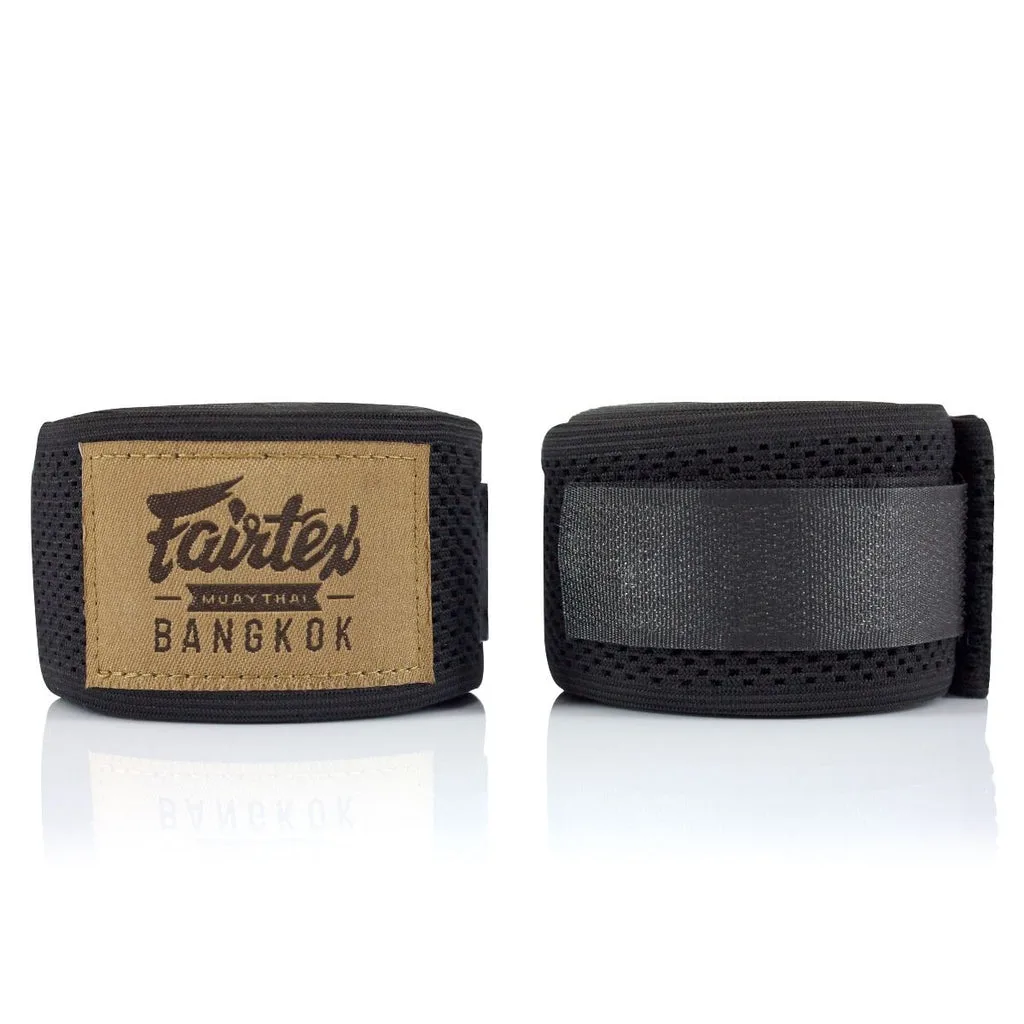 Черни еластични бинтове Fairtex Professional Elastic Hand Wrap HW4