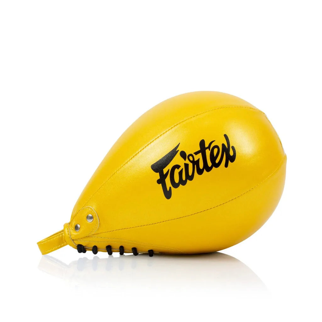Fairtex Speed Ball SB2 – Gold, топка за скорост в златист цвят, на бял фон