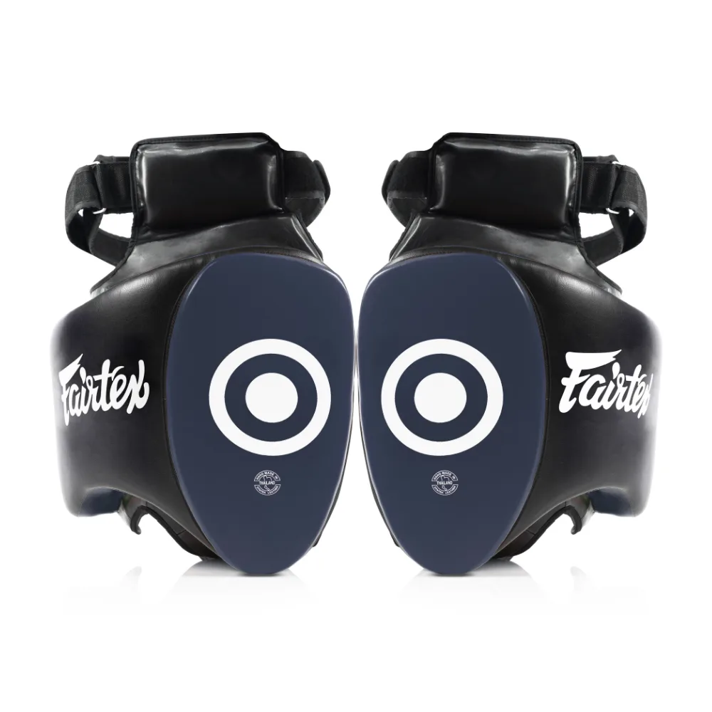 Fairtex Thigh Pad TP5 – Черен/Син, набедреник за тренировки по бойни спортове