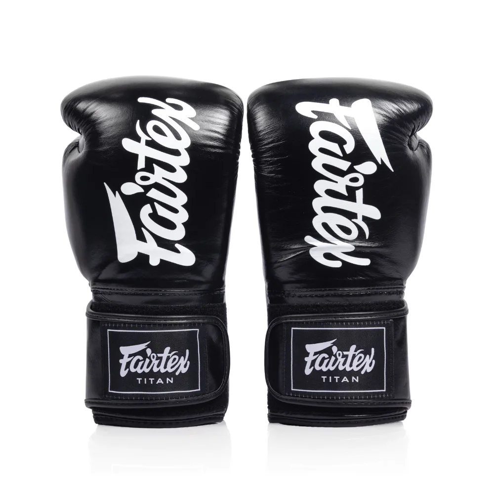 Боксови ръкавици Fairtex Titan от естествена кожа