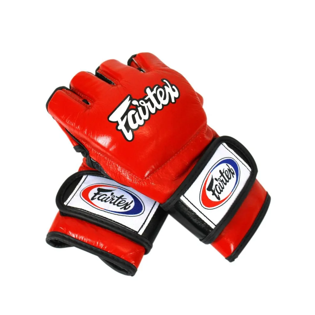 Fairtex Ultimate Combat Grappling Gloves FGV12 — Red