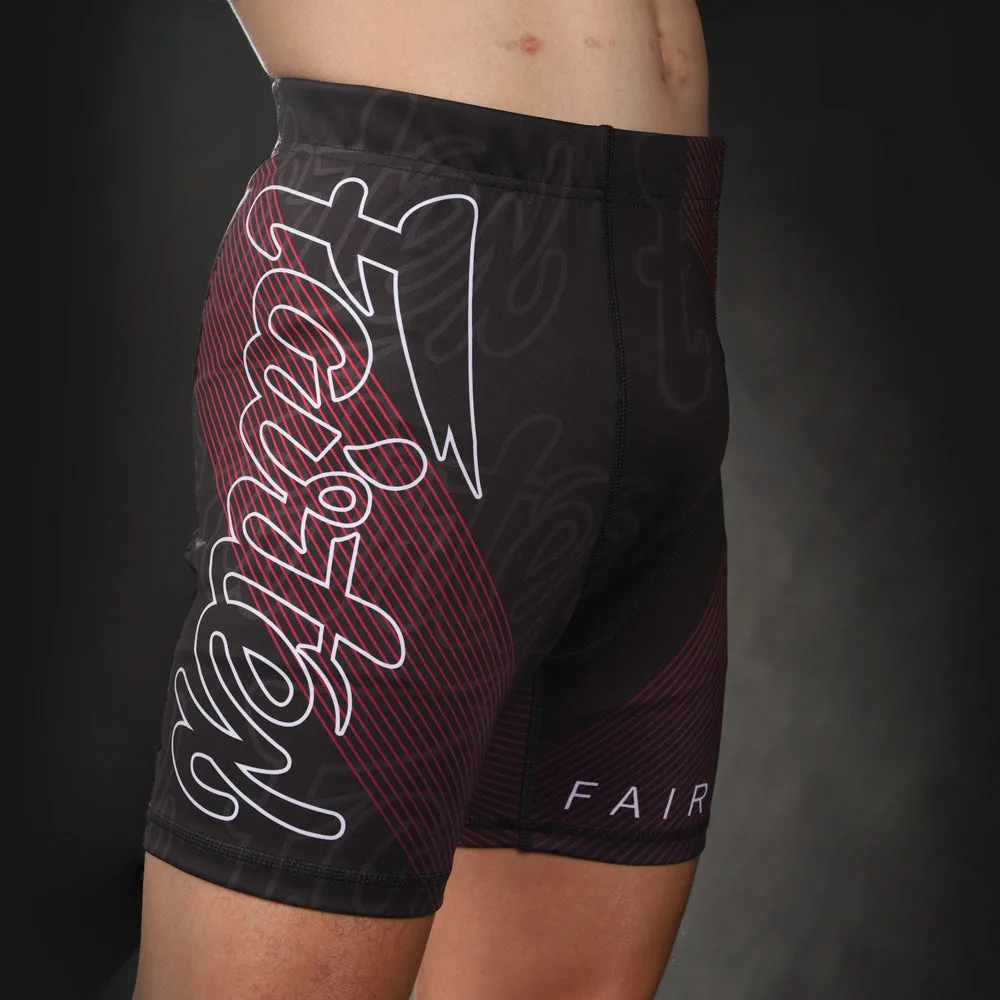 Fairtex Vale Tudo шорти CP8 - Черно/Лилаво, еластичен колан