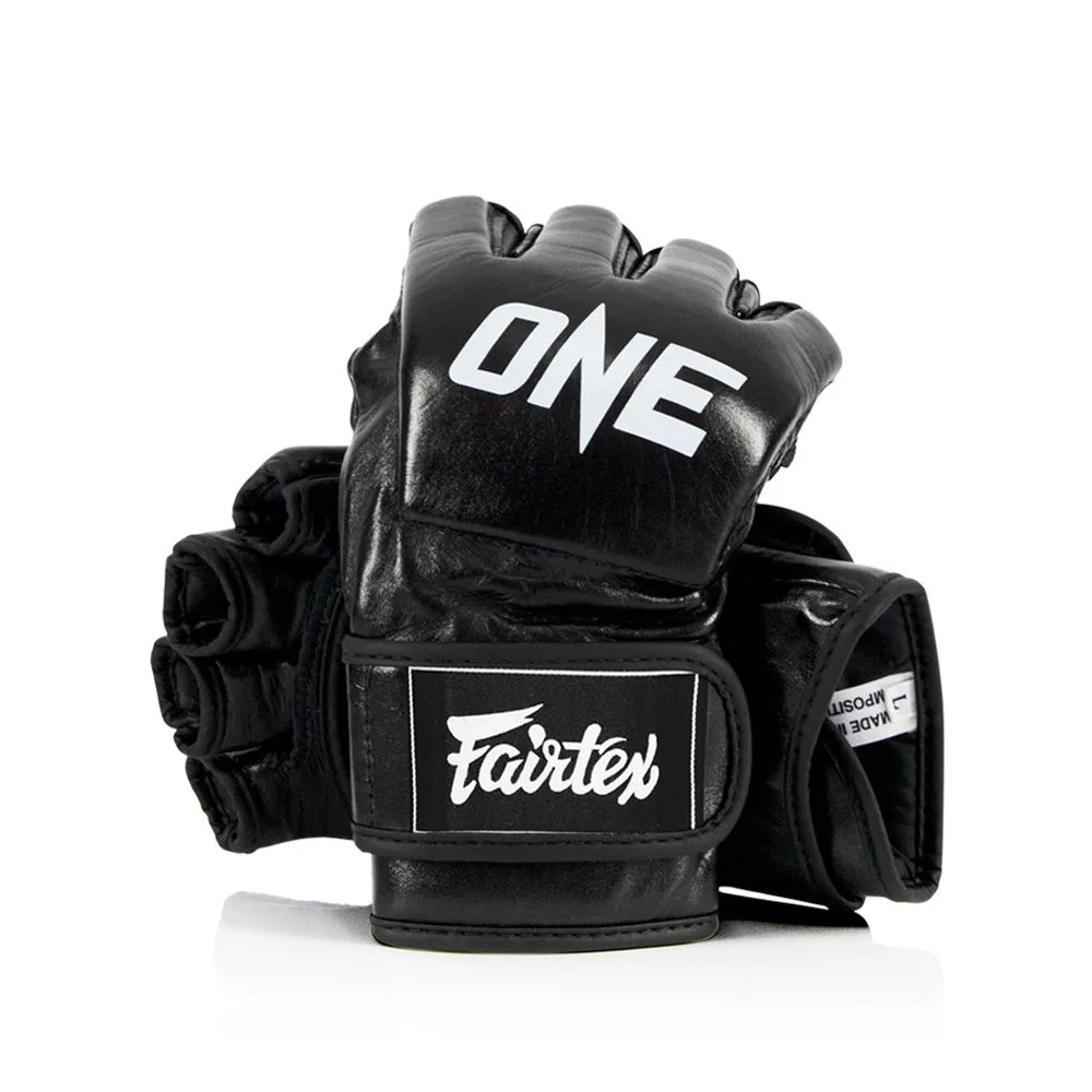 Fairtex x ONE Championship Grappling Gloves FGV12/ONE — Black