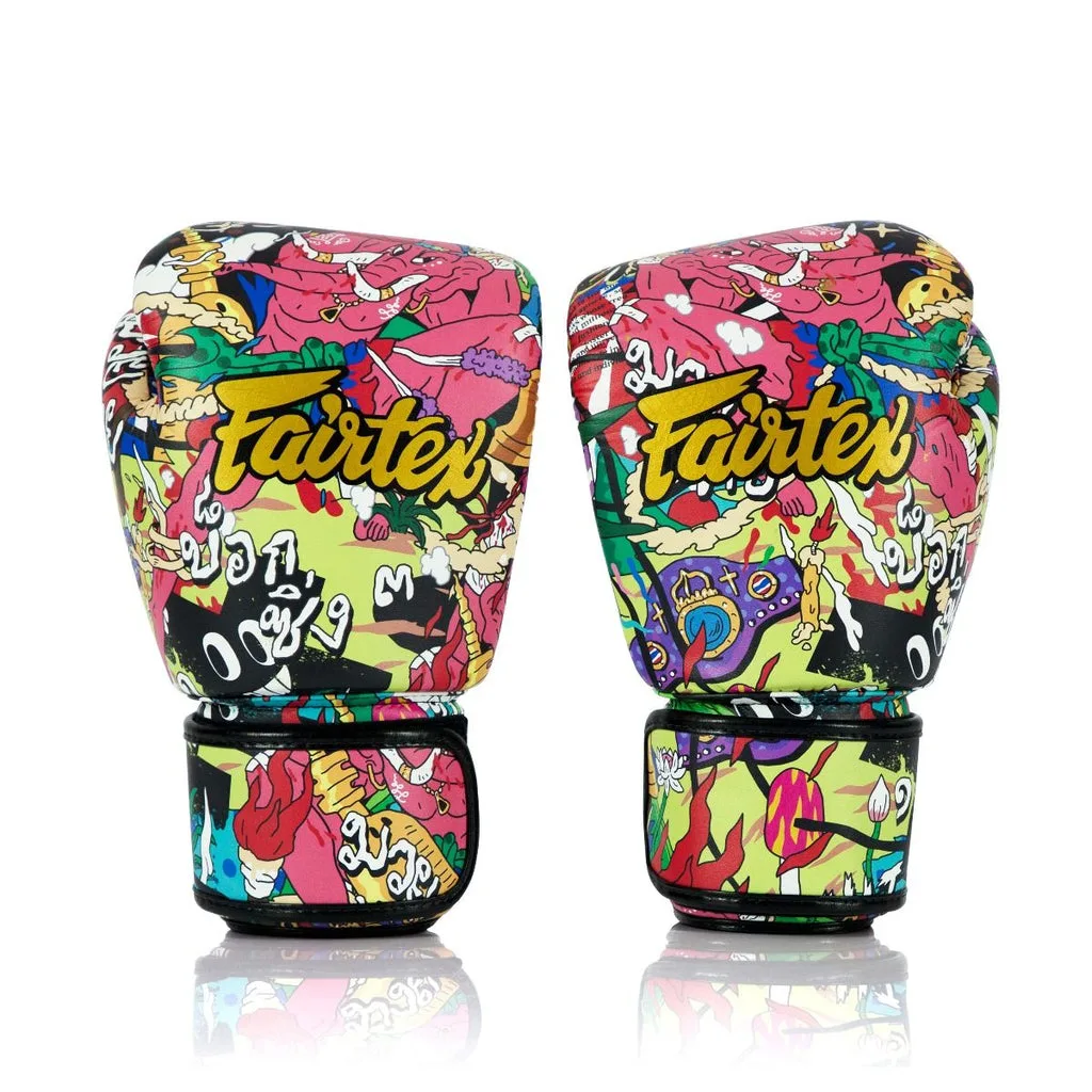 Боксови ръкавици Fairtex x URFACE BGV URFACE – Colorful с уникален артистичен дизайн