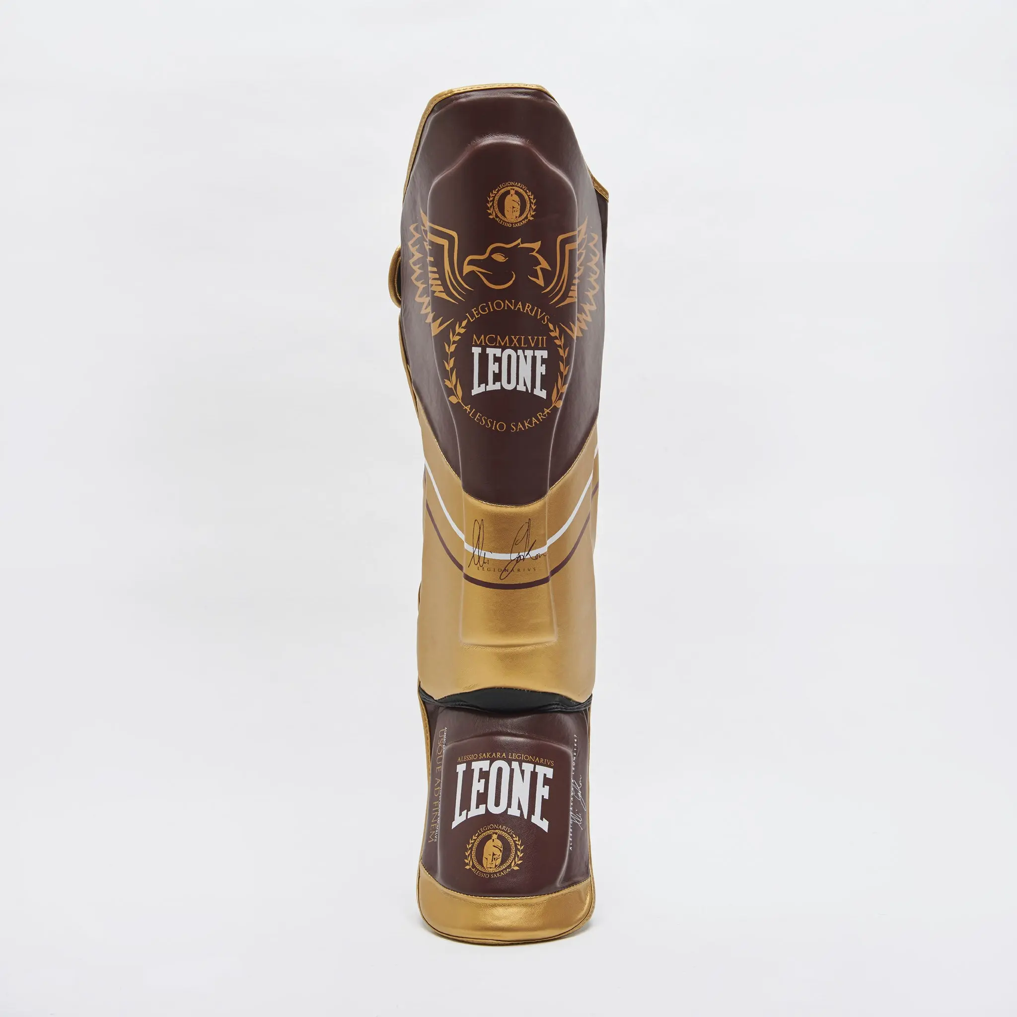 Leone - LEGIONARIVS SHINGUARDS PT152 Red/Gold страничен изглед