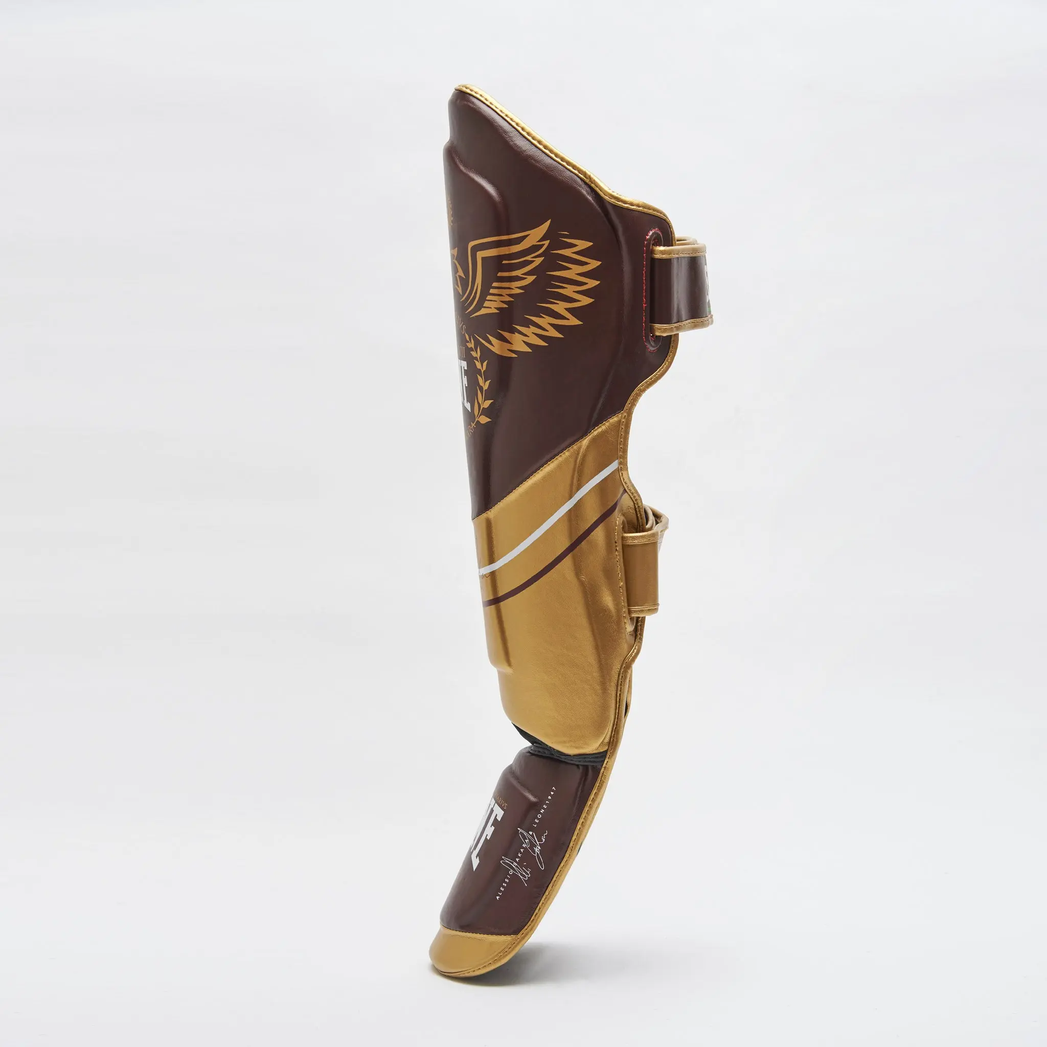 Leone - LEGIONARIVS SHINGUARDS PT152 Red/Gold детайл