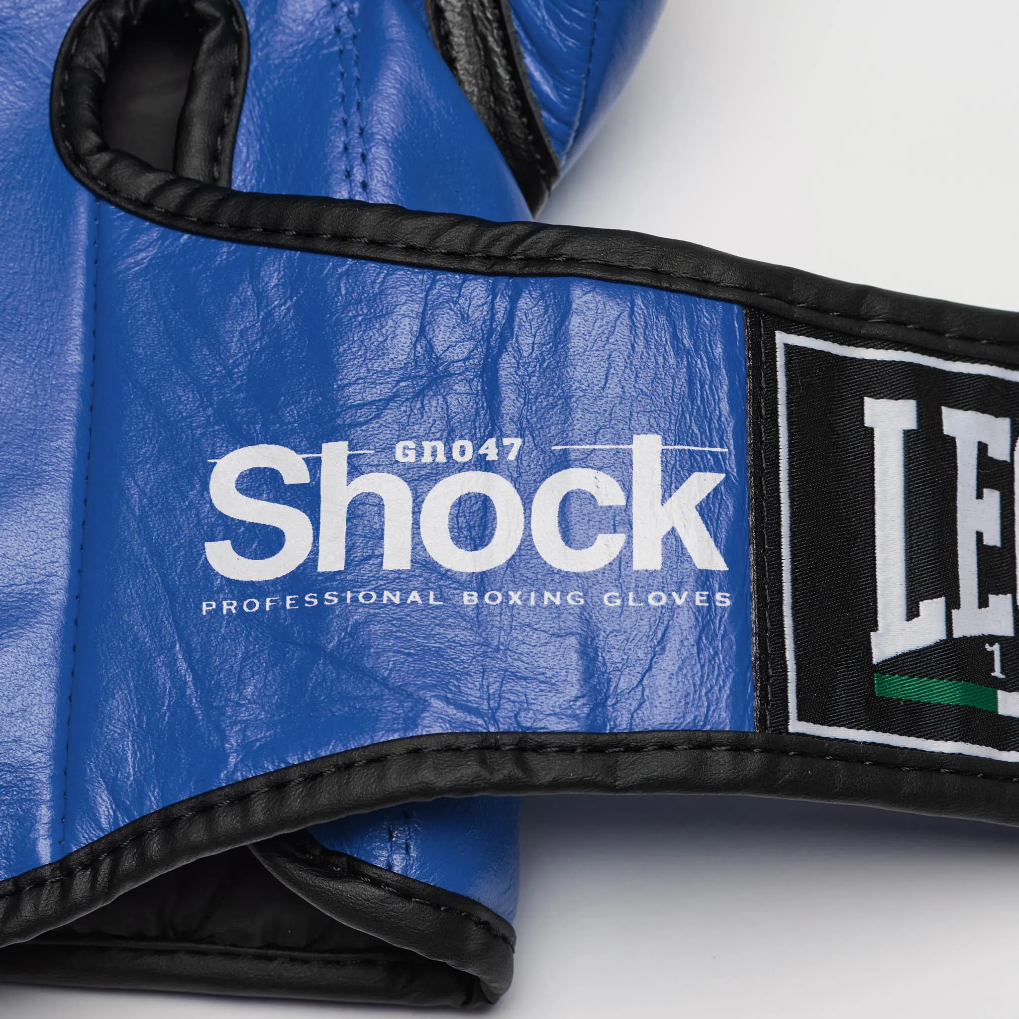 Leone - SHOCK Boxing Gloves GN047 / Blue лого Shock