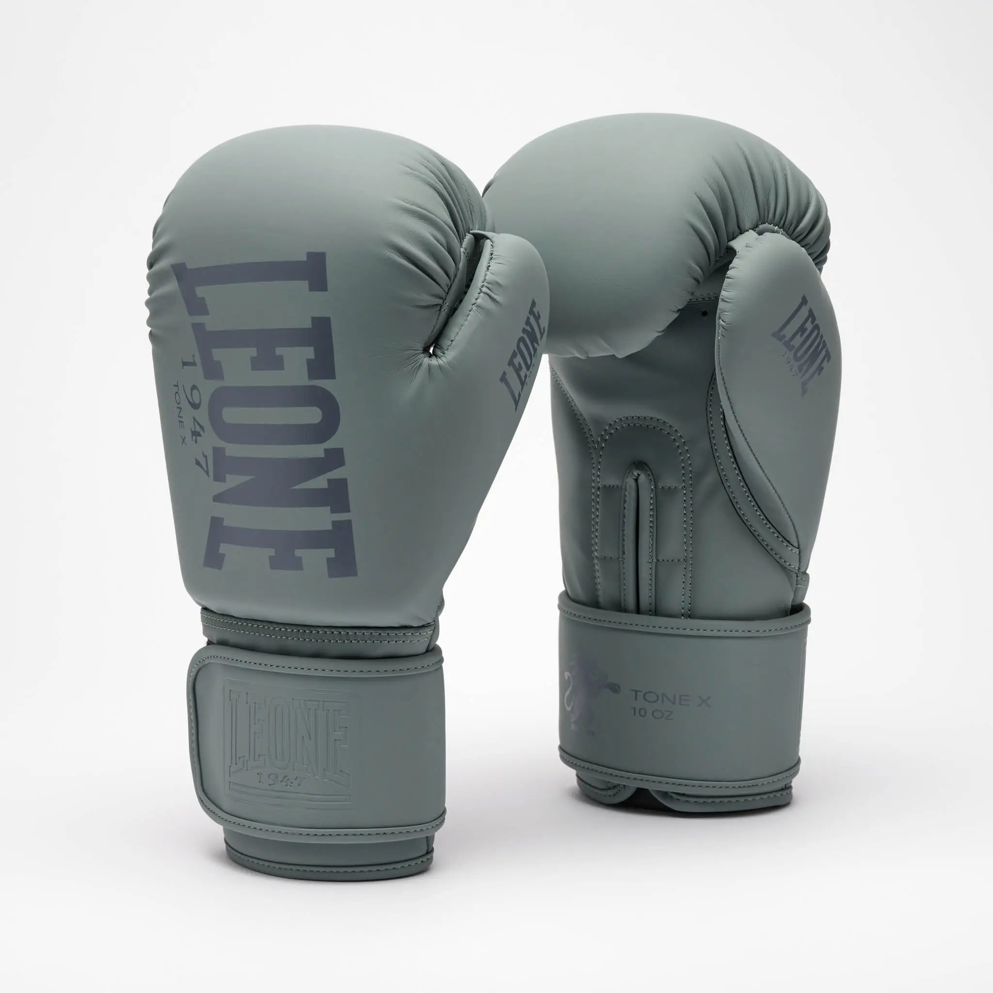 Leone - TONE X BOXING GLOVES - Light Grey - GN058 близък план