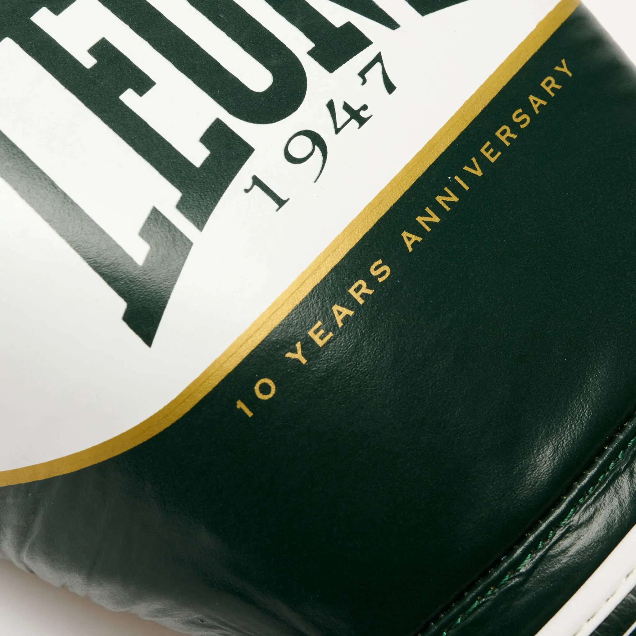 Leone - SHOCK X BOXING GLOVES GN047X / Green преден изглед с лого