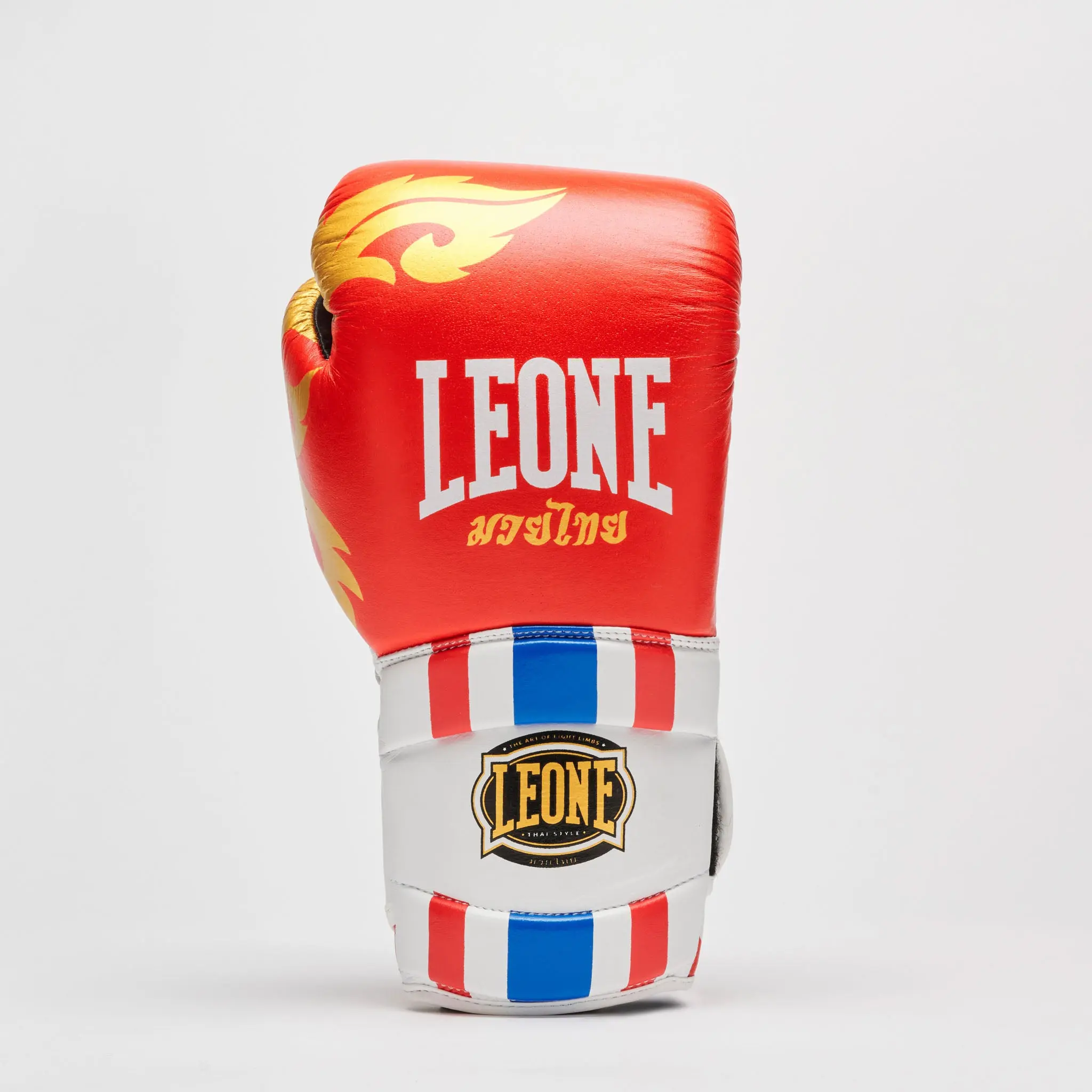 Leone - BOXING GLOVES THAI STYLE - Red - GN114 детайл