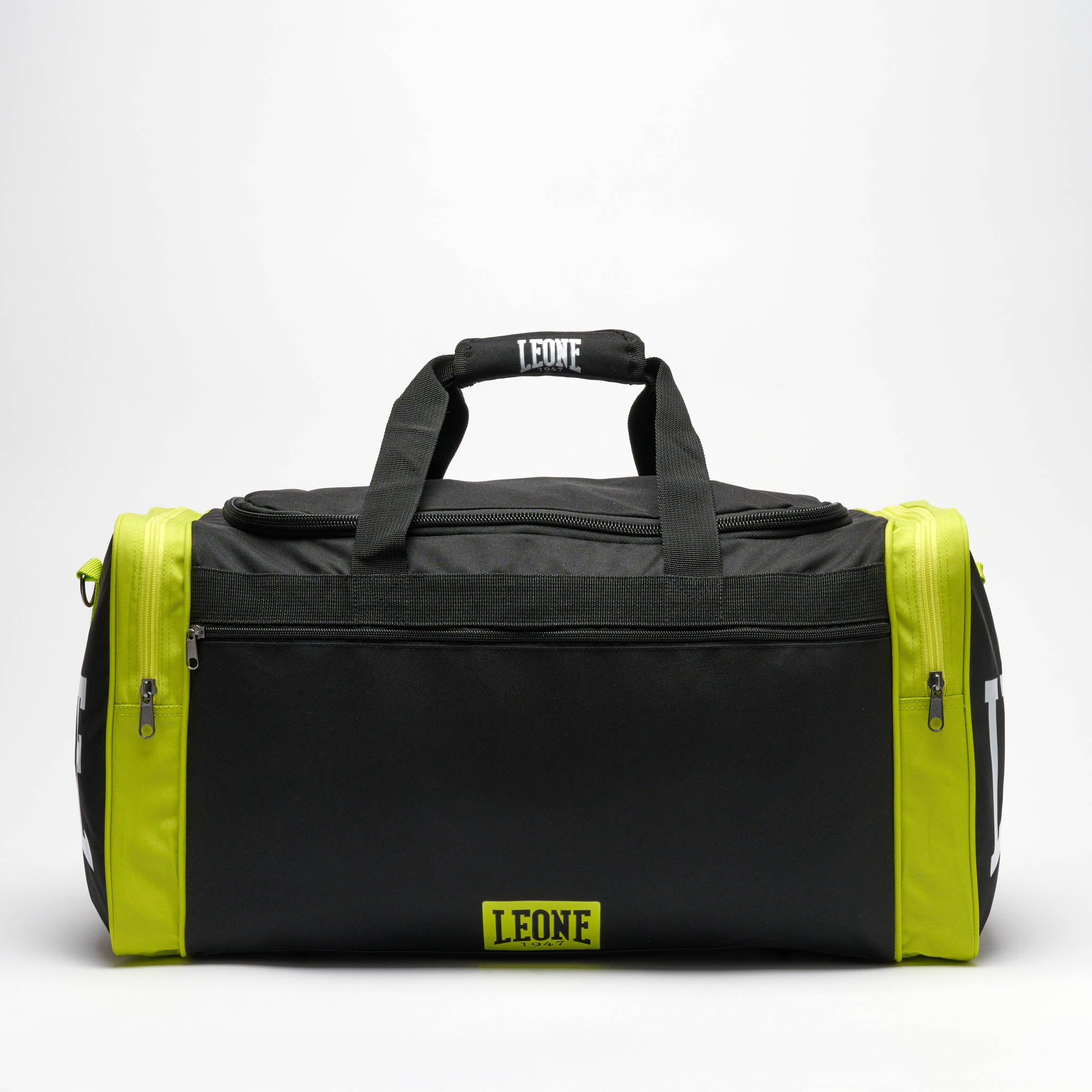 Leone 1947 Color Block Duffel Bag - Black, преден изглед