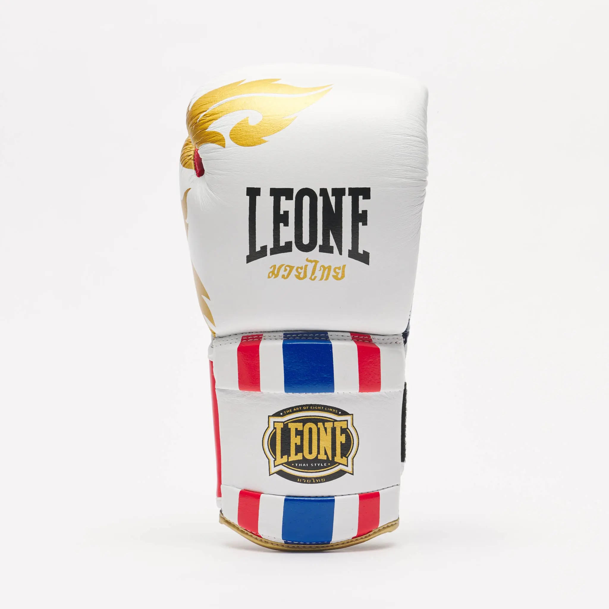 Leone - BOXING GLOVES THAI STYLE - White - GN114 преден изглед