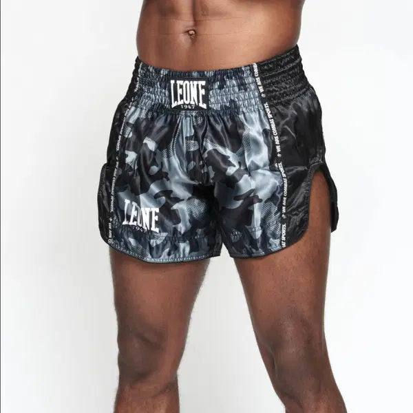 Leone 1947 - CAMO GRAY THAI SHORTS - Муай Тай Шорти - AB961
