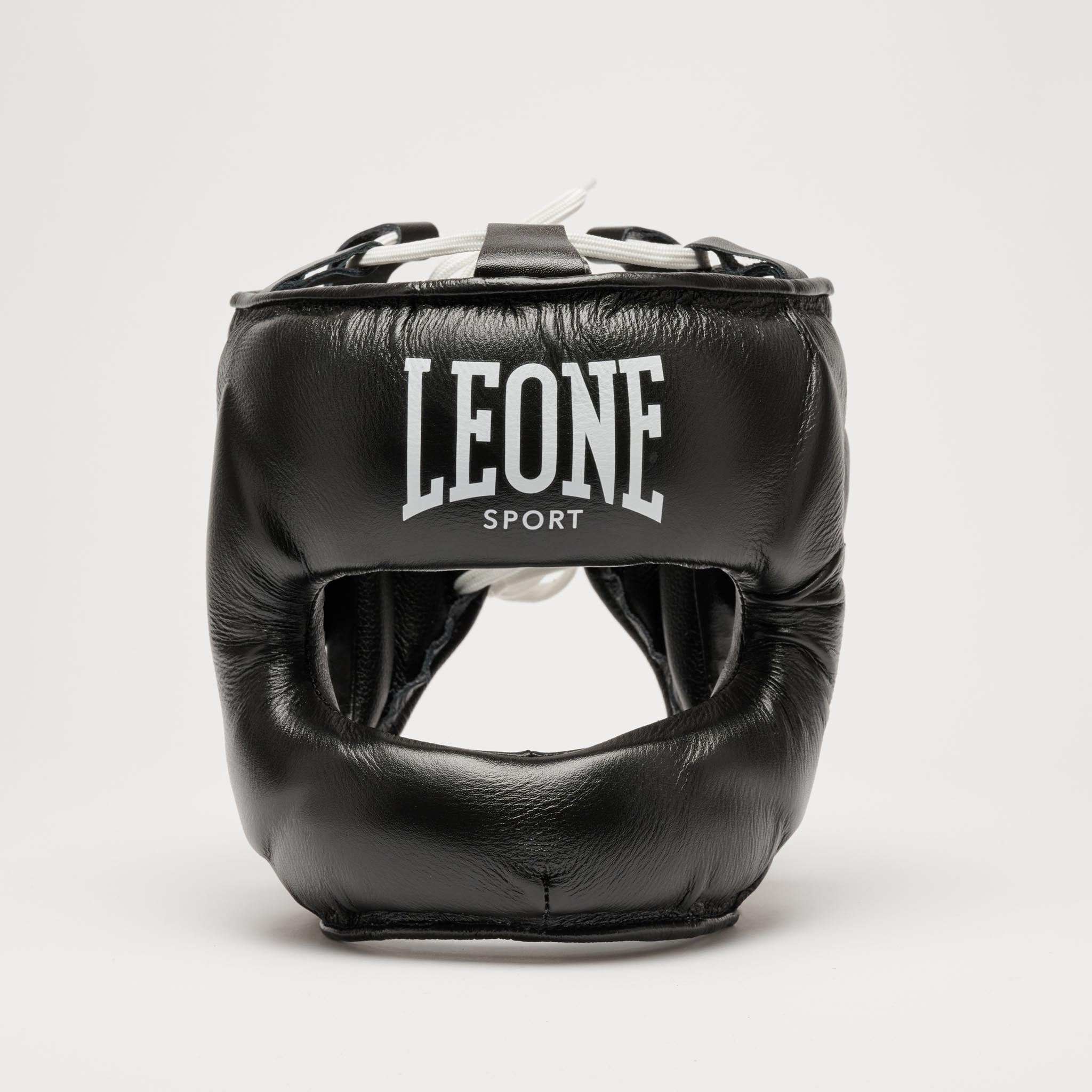 Leone 1947 Nerone Classic Headgear - Black преден изглед с връзки