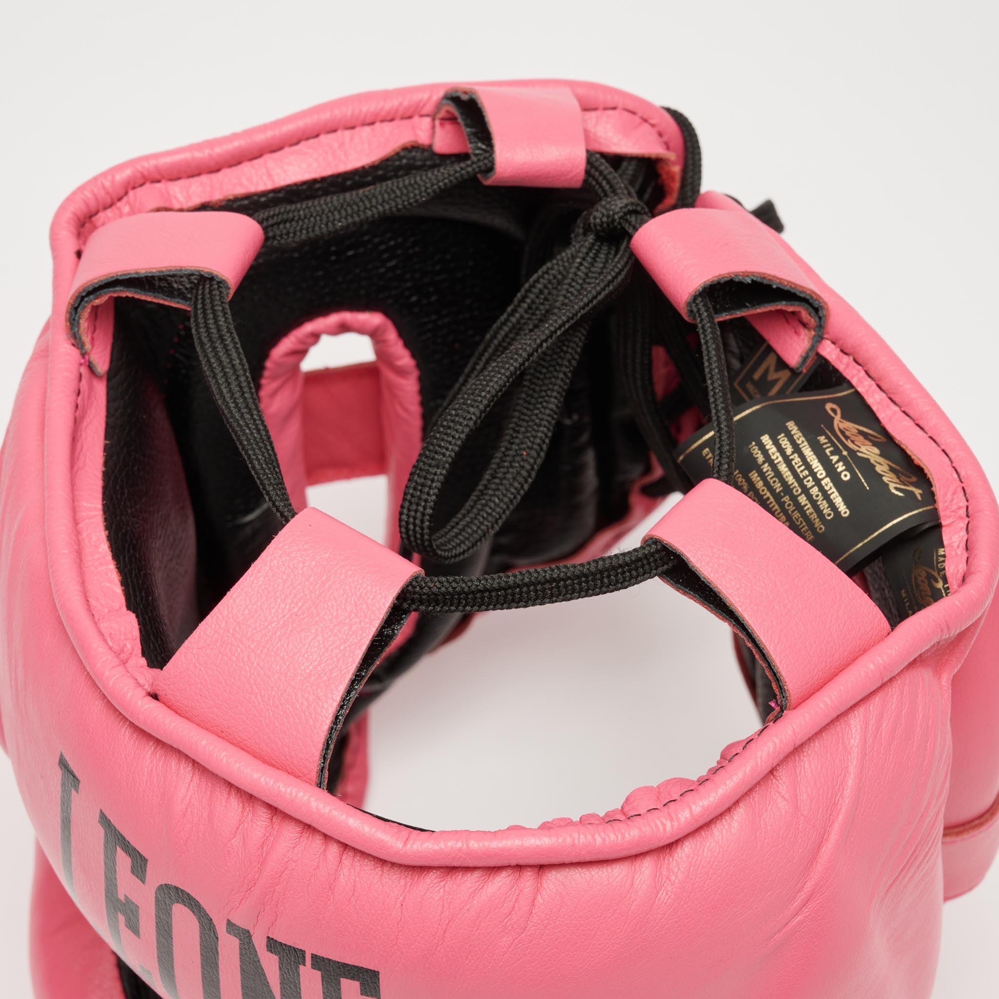 Leone 1947 Nerone Classic Headgear - Pink, вътрешен изглед и етикет