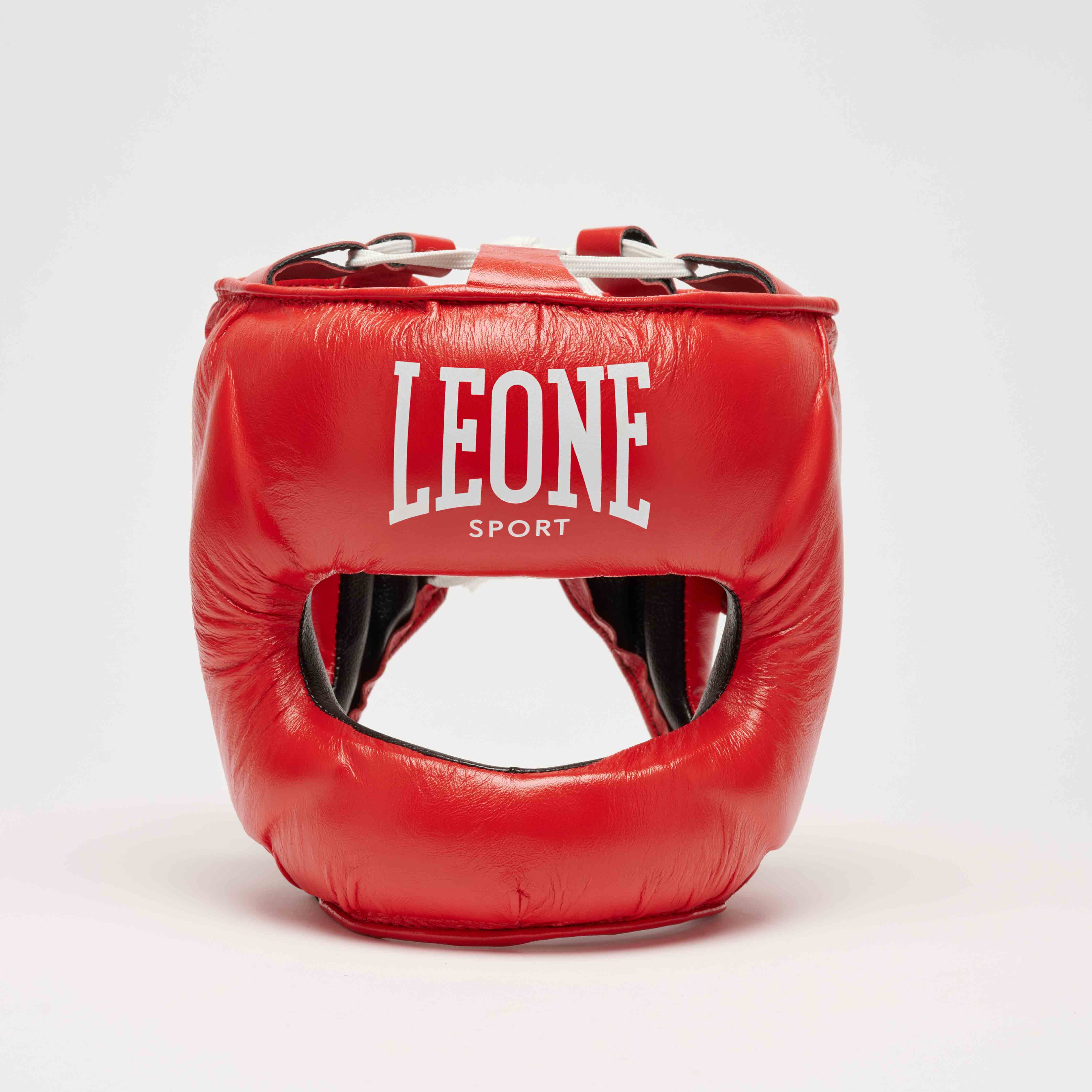Leone 1947 Nerone Classic Headgear - Red, преден изглед с логото Leone Sport