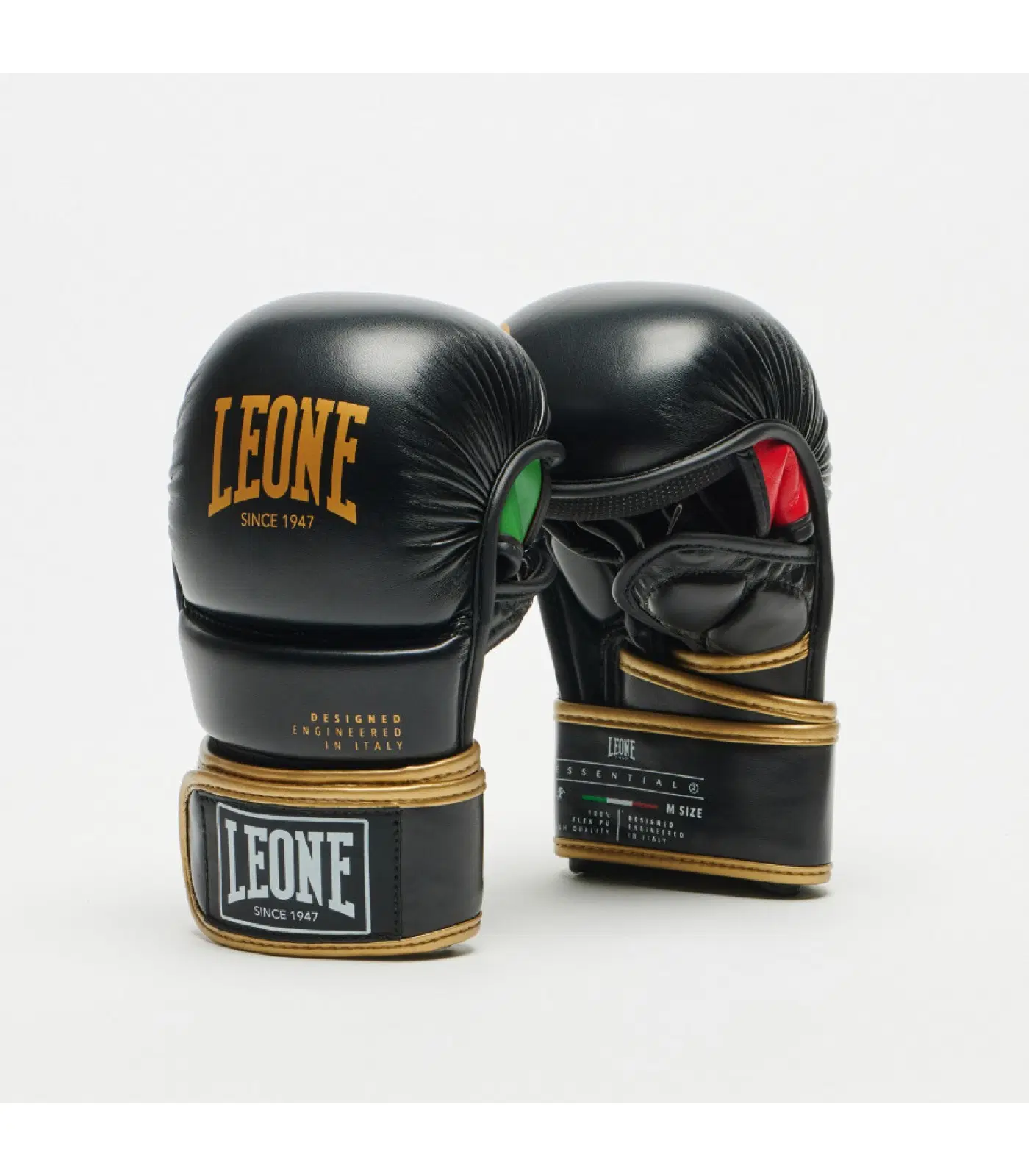 Leone 1947 - MMA GLOVES ESSENTIAL 2 / GPE02 - Black/Gold