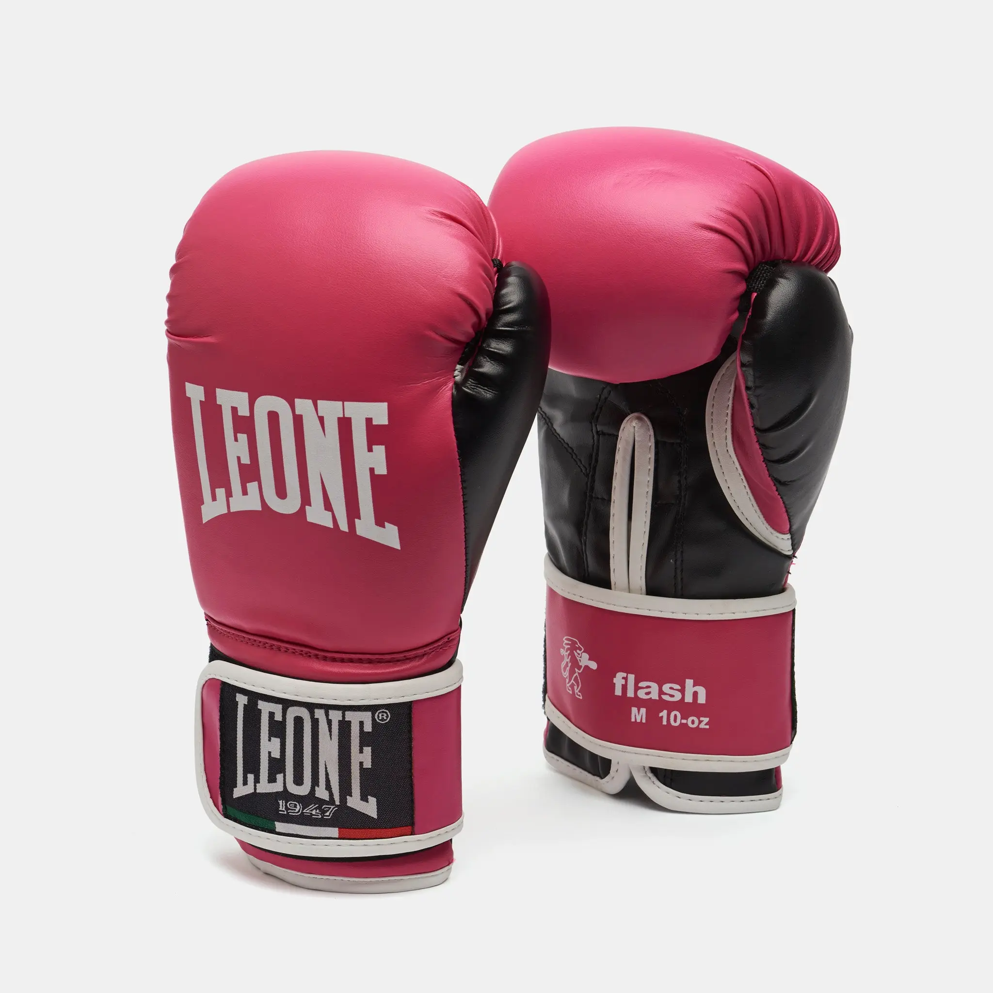 Leone - Flash Boxing Gloves GN083 / Fuxia - Pink, детайл от шева