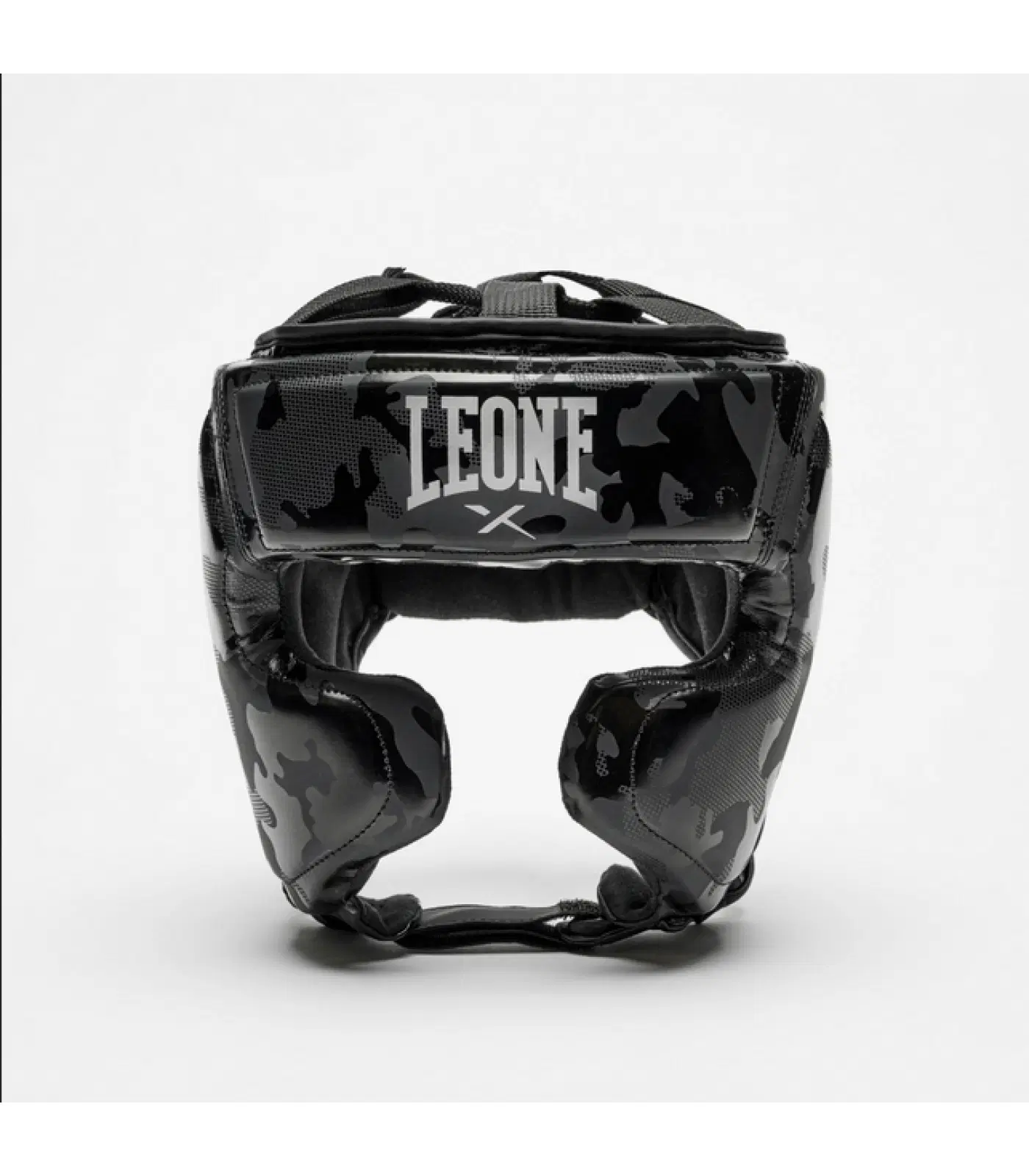 Leone HEADGEAR CAMO BLACK / CS434 преден изглед