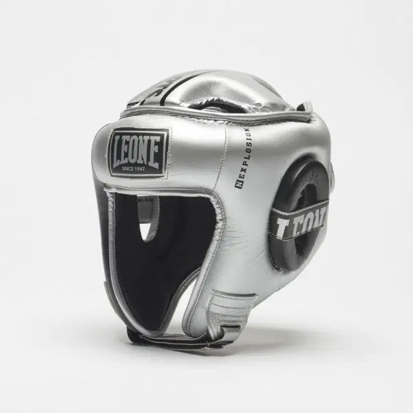 Leone - HEADGEAR NEXPLOSION CS438 - Silver/Black преден изглед