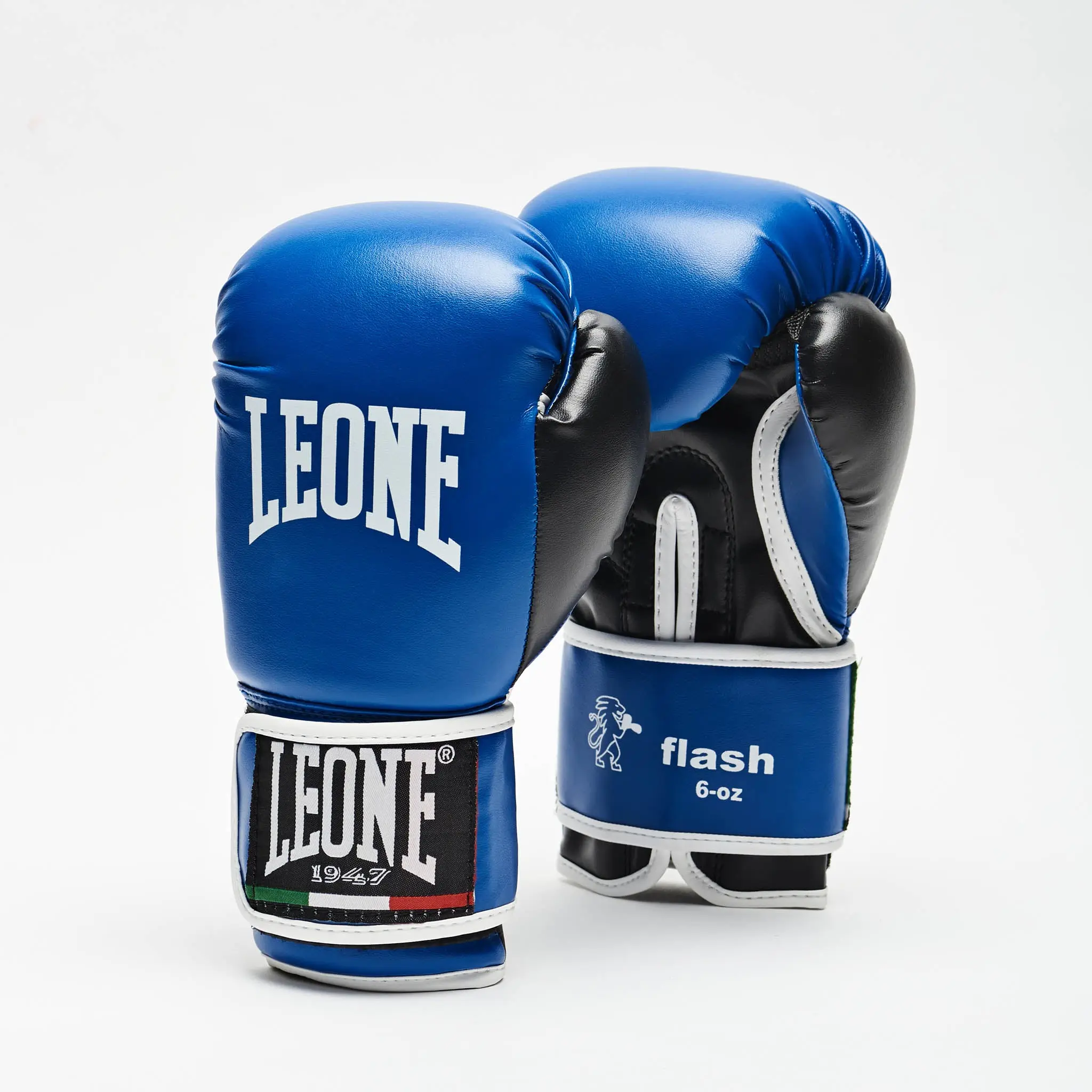 Leone - Детски ръкавици - JUNIOR BOXING GLOVES FLASH GN083J / Blue детайл на материята