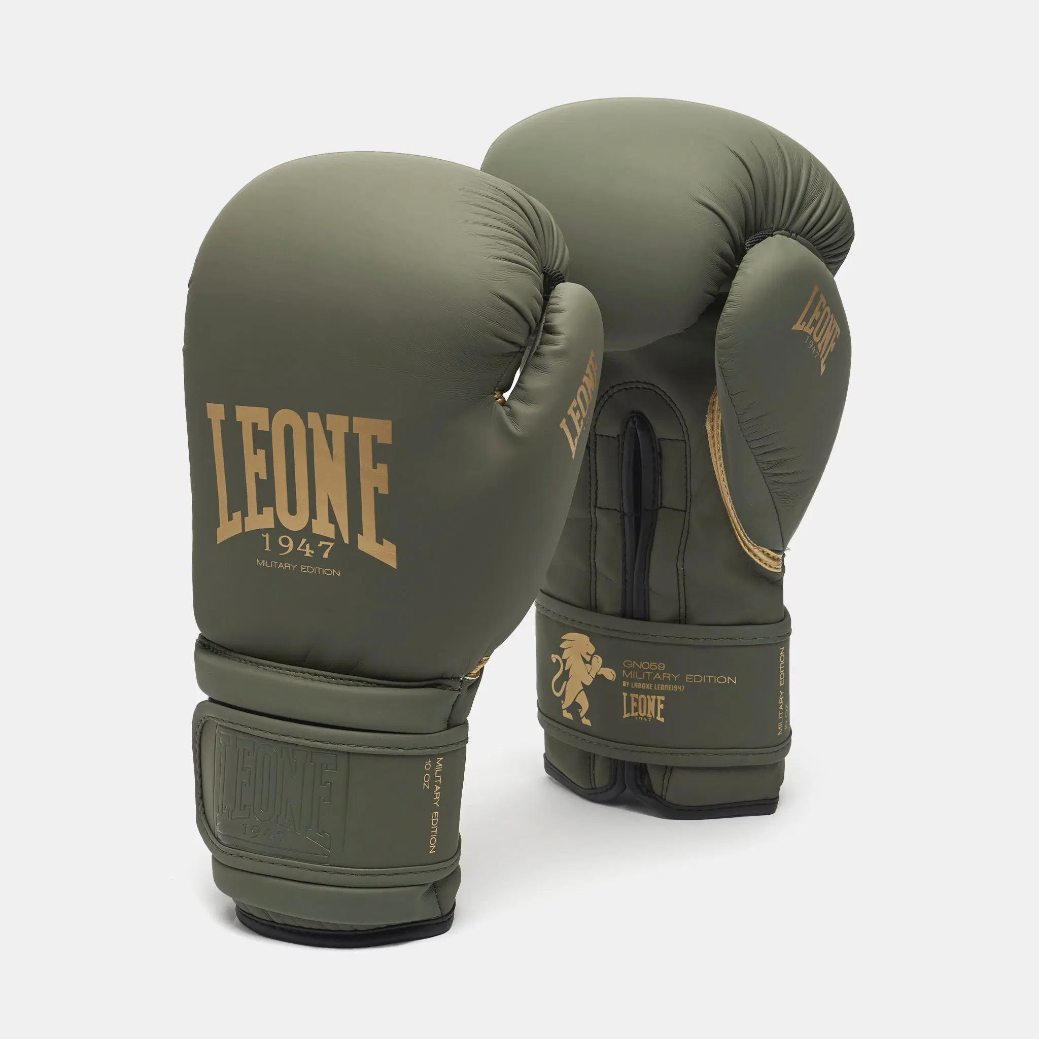 Leone - MILITARY EDITION BOXING GLOVES GN059G / Green преден изглед