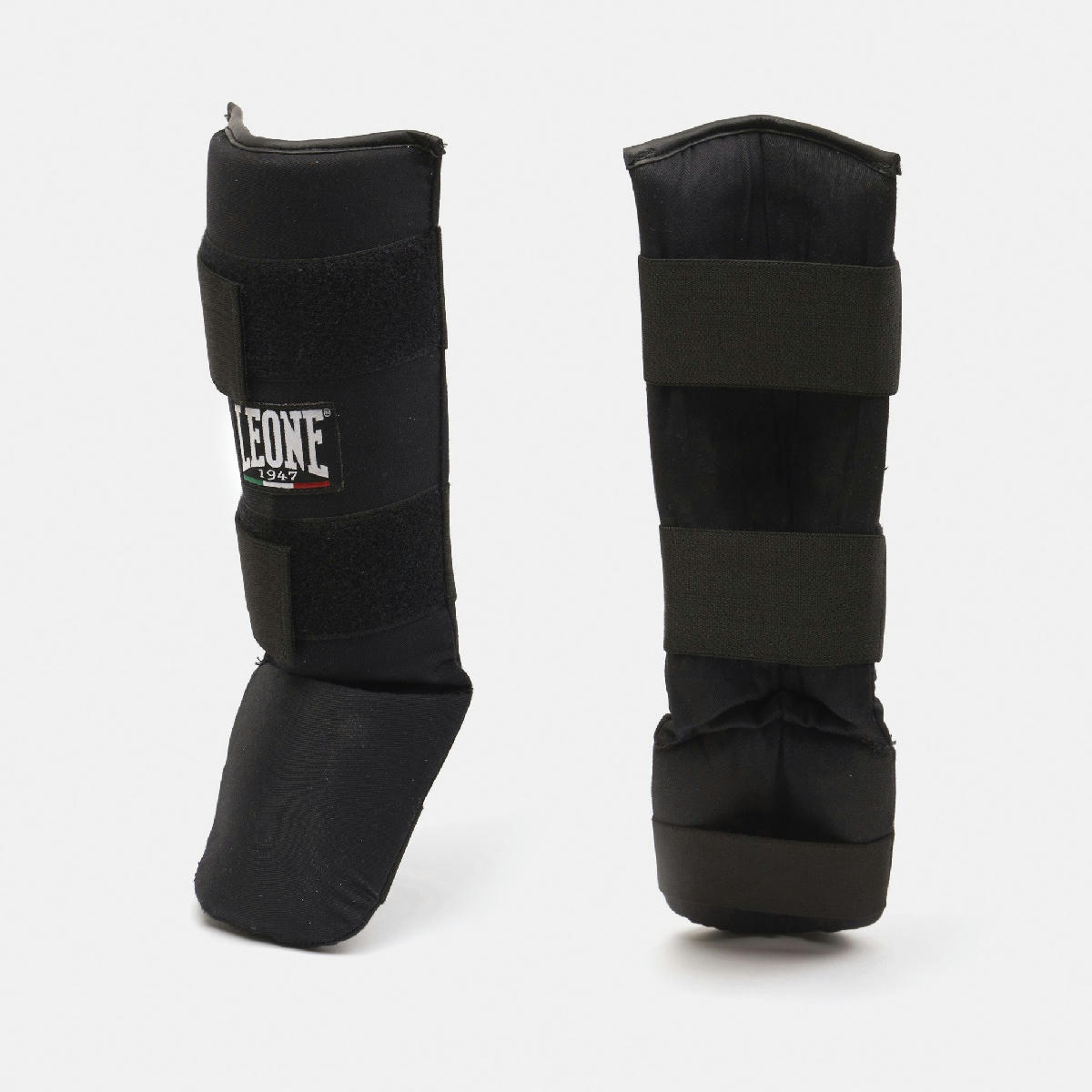 Leone 1947 Basic Junior Shin Guards - Black преден и заден изглед