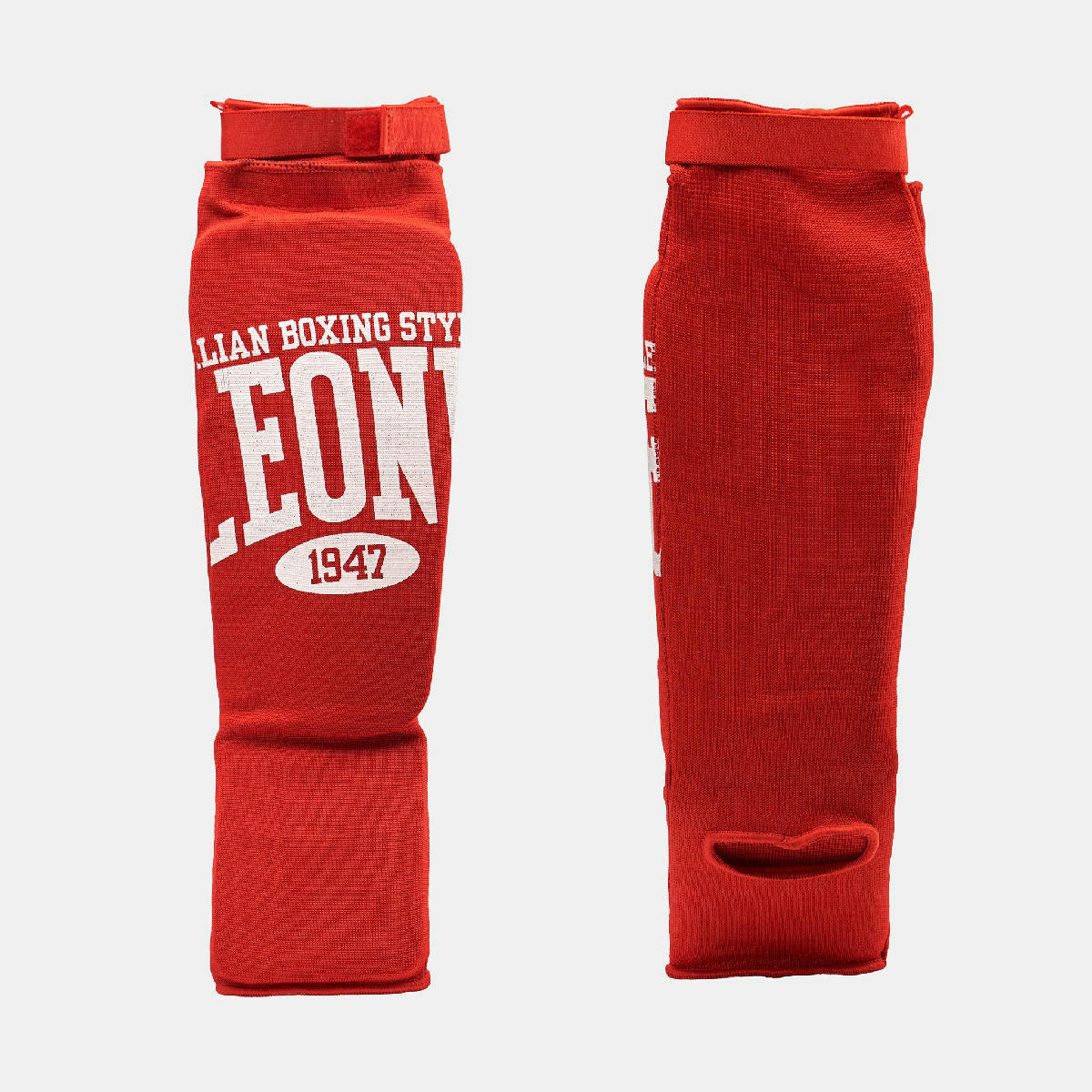 Leone 1947 Comfort Shin Guards - Red преден изглед