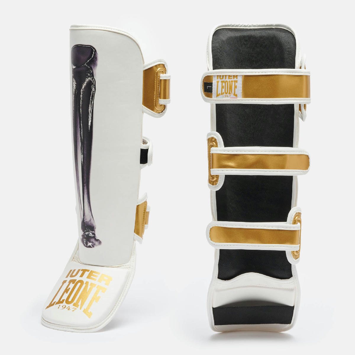 Leone 1947 Leone x Iuter Shin Guards - White преден изглед
