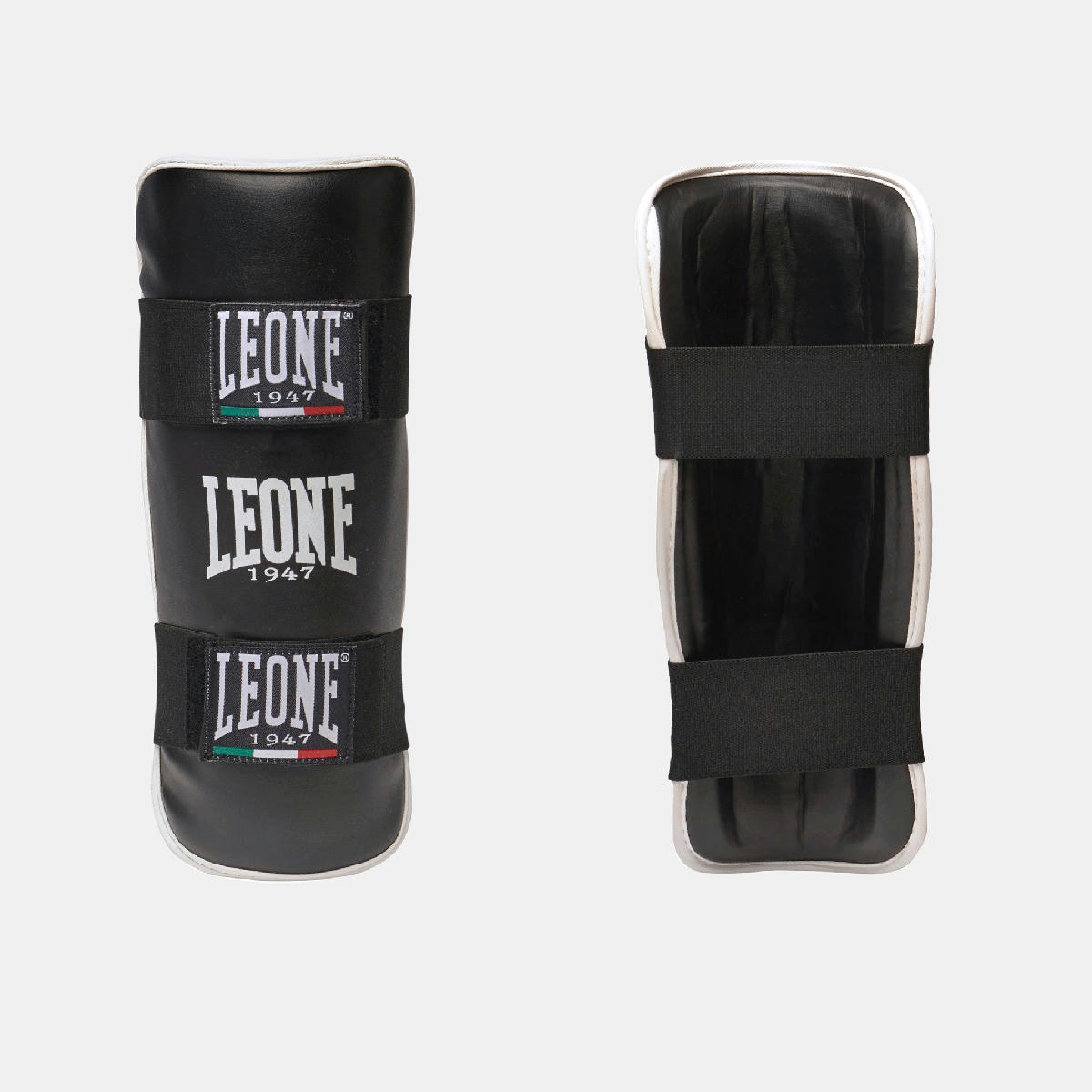 Leone 1947 Premium Shin Guards - Black преден и страничен изглед