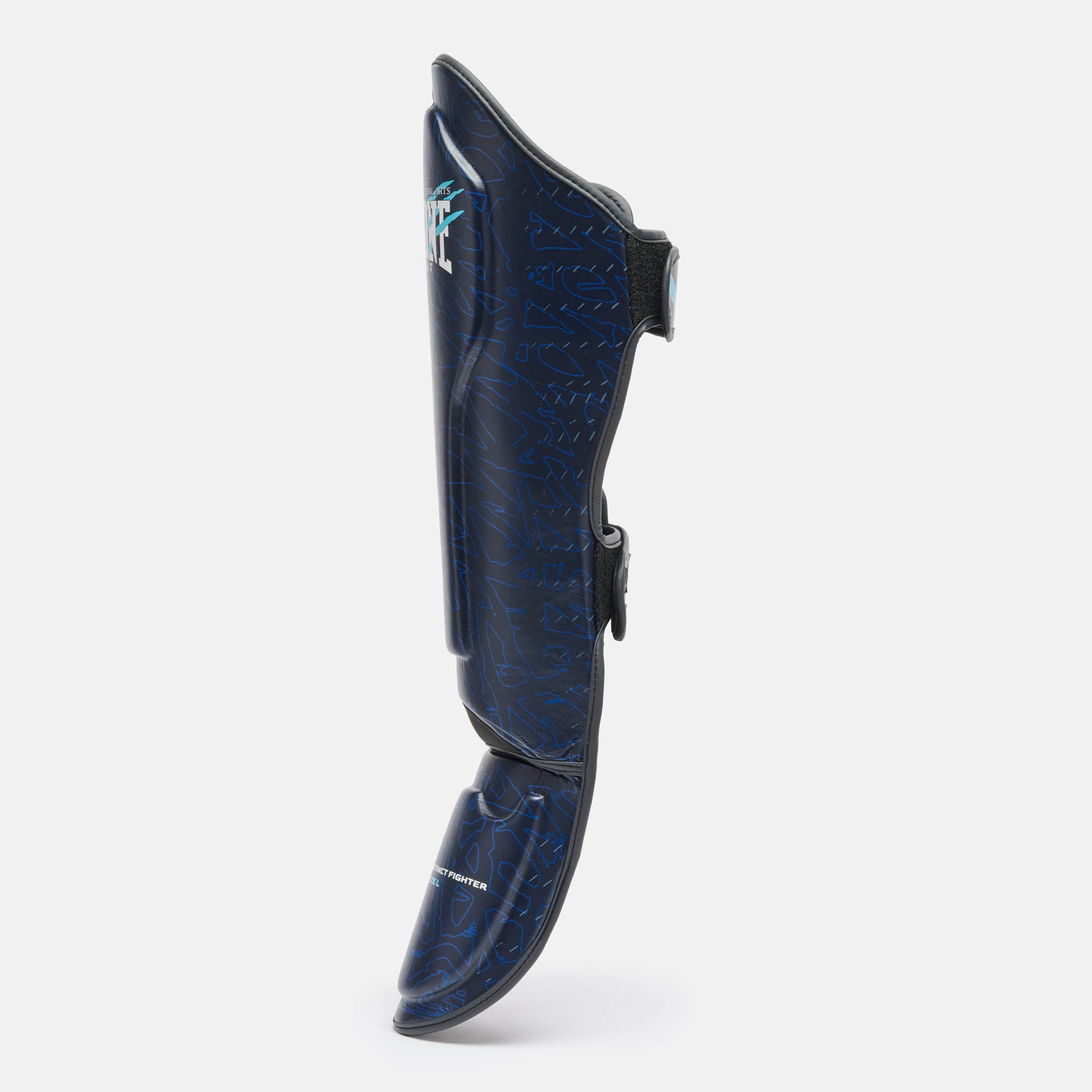 Leone 1947 Primal Instinct Shin Guards - Blue, страничен изглед