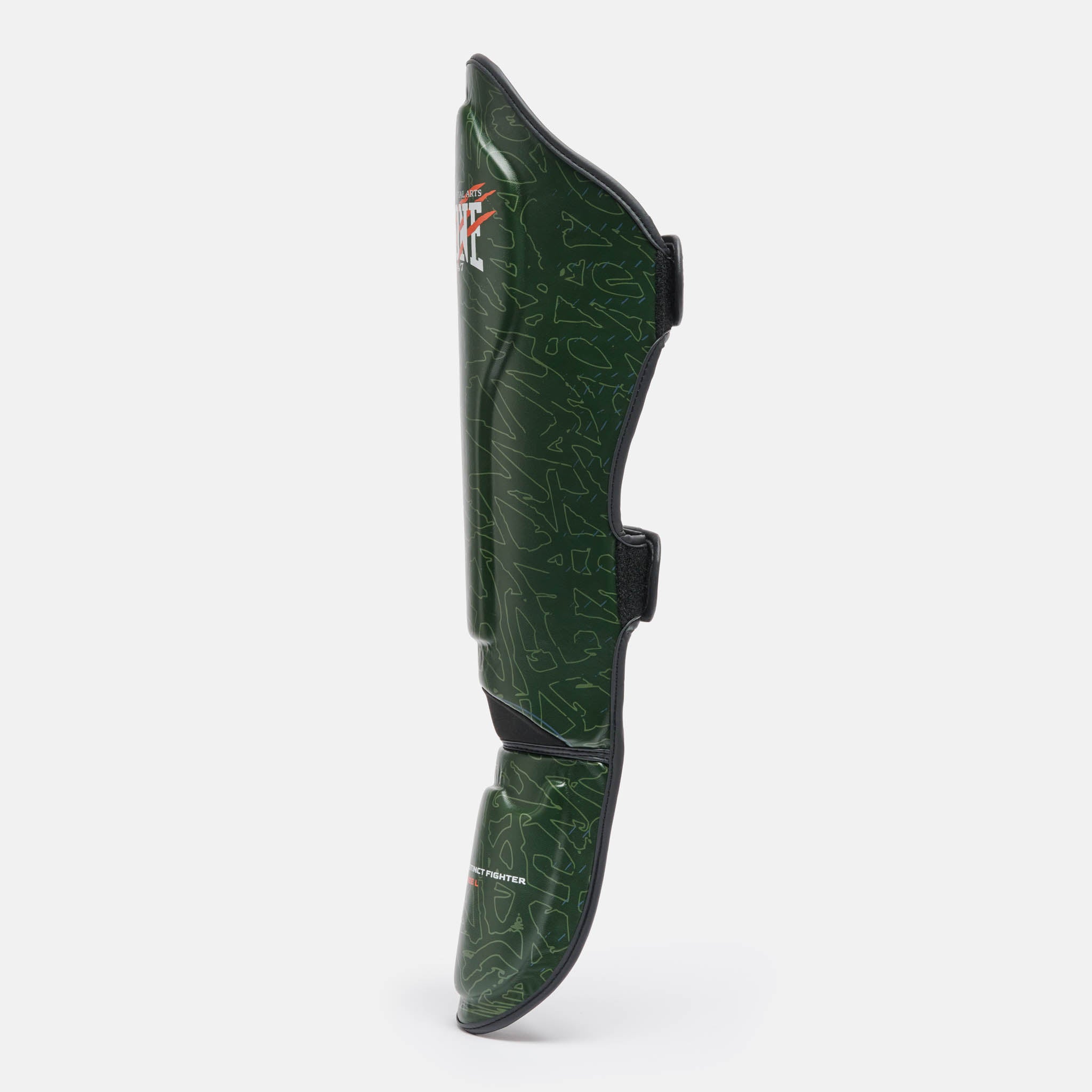 Leone 1947 Primal Instinct Shin Guards - Green страничен изглед