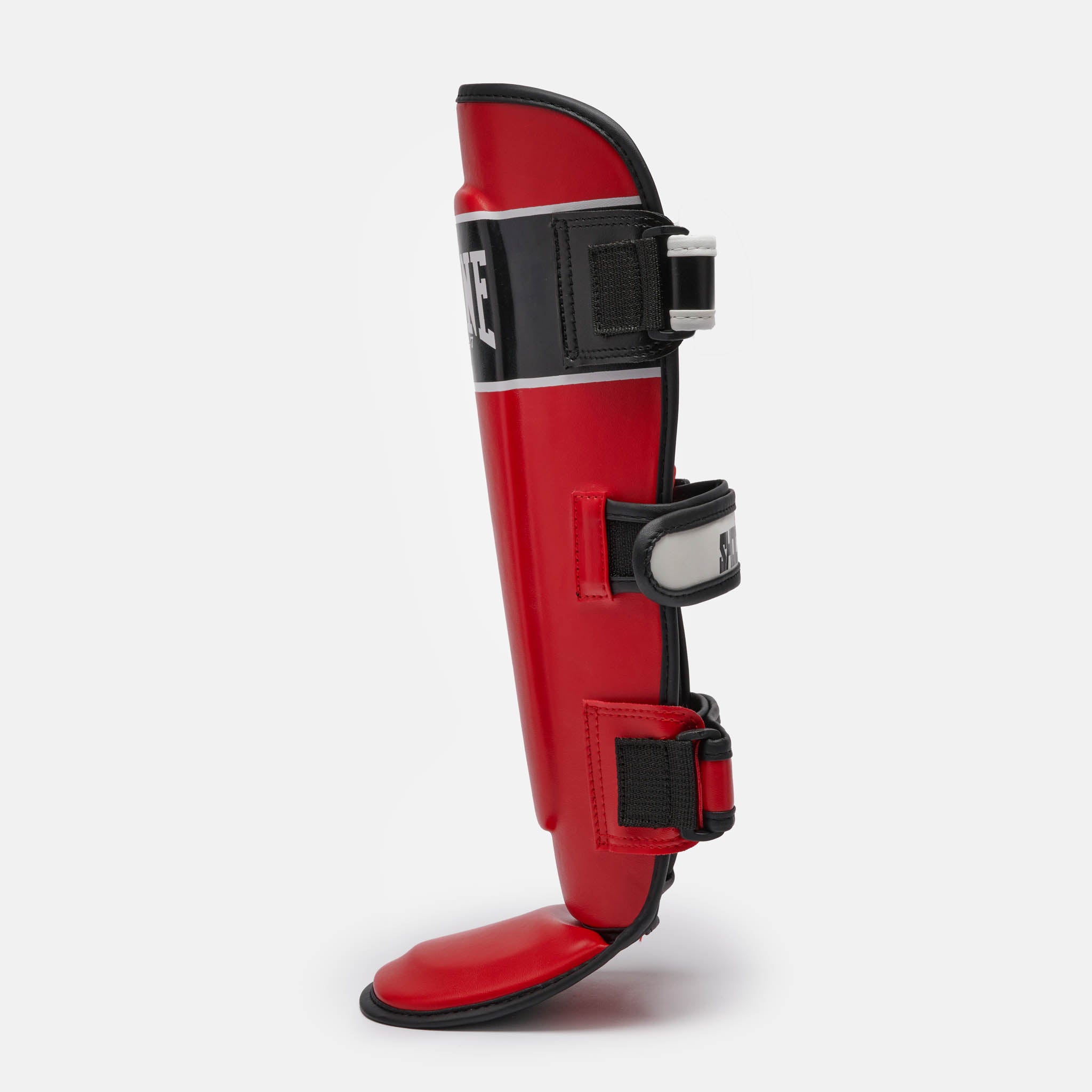 Leone 1947 Shock Pro Shin Guards - Red, страничен изглед