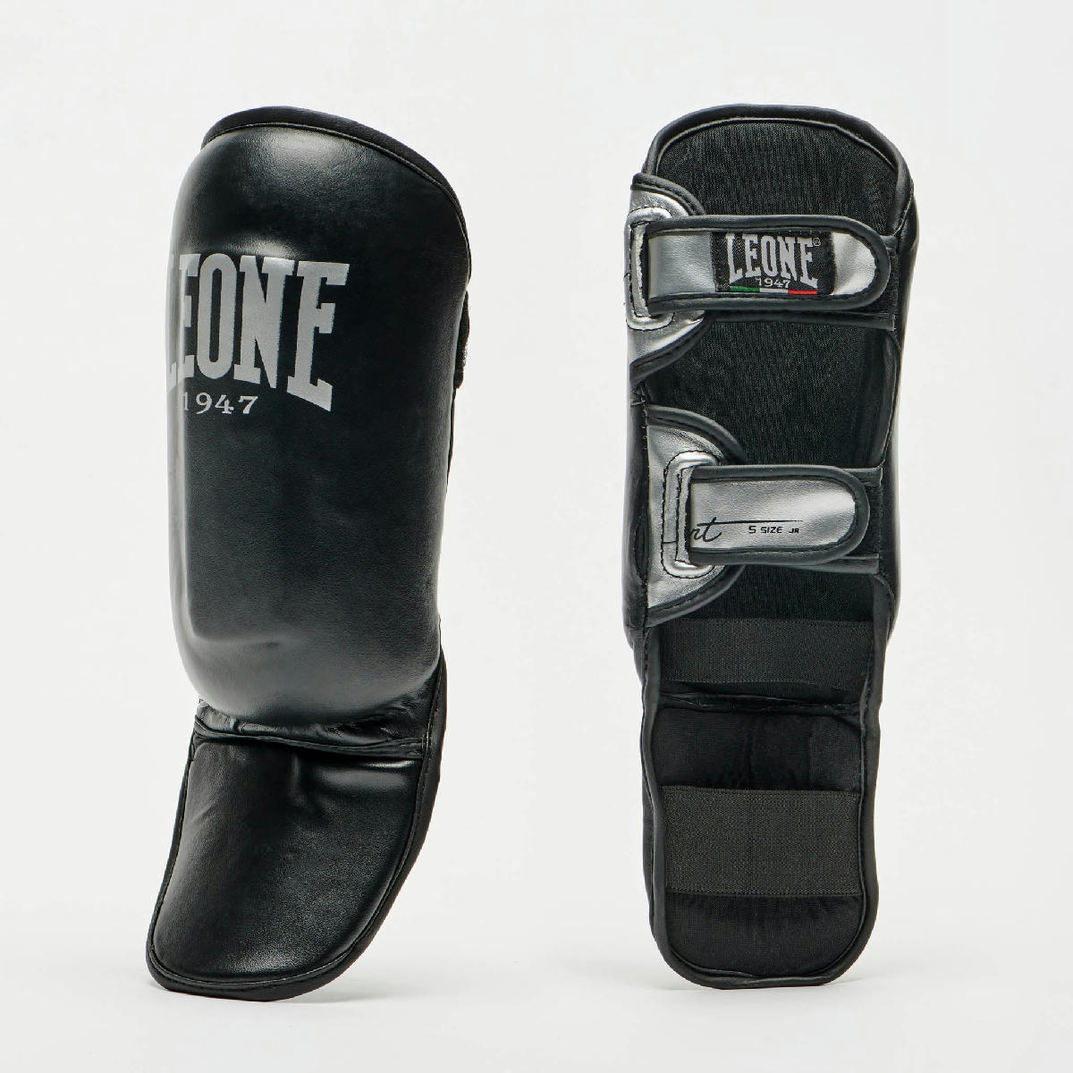 Leone 1947 Smart Junior Shin Guards - Black преден изглед