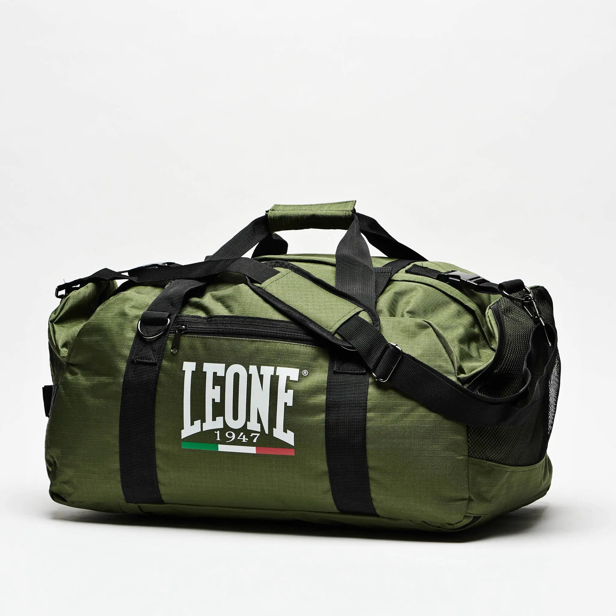 Leone - Сак/Раница - Back pack Bag AC908 - Green, близък план на ципа