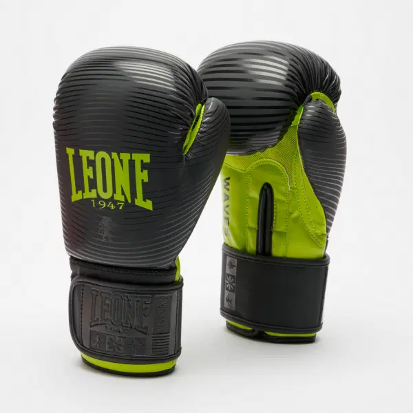 Leone 1947 Waves Boxing Gloves - Black