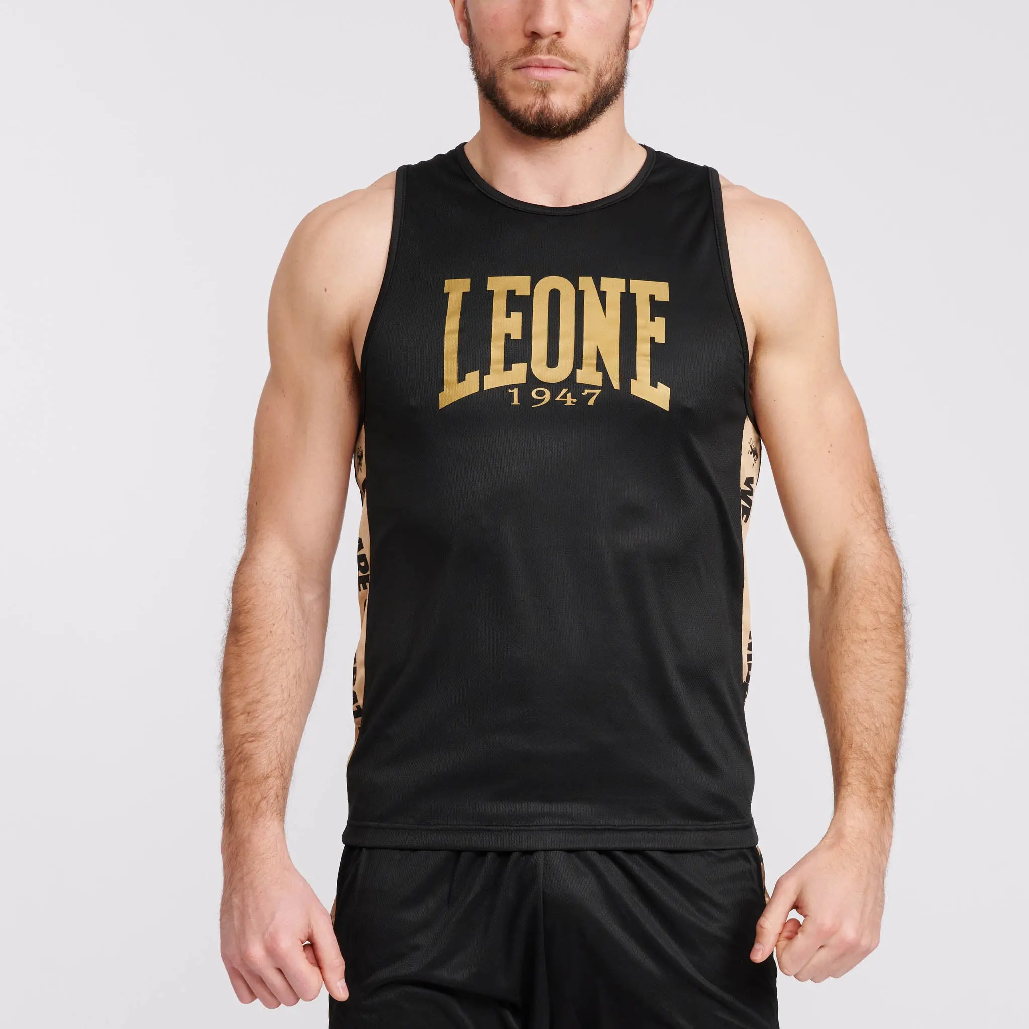 Потник за бокс Leone BOXING TANK DNA - AB228, гръб с принт